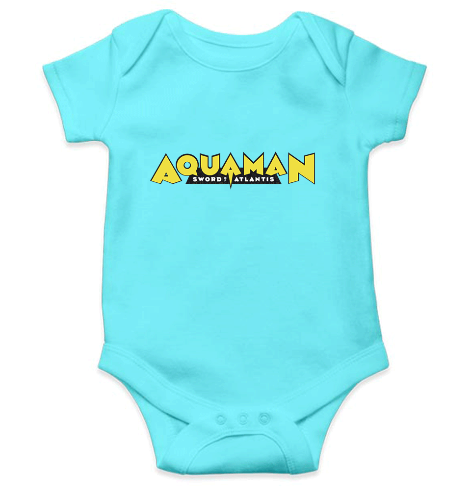 Aqua Man Rompers for Baby Boy- FunkyTradition FunkyTradition