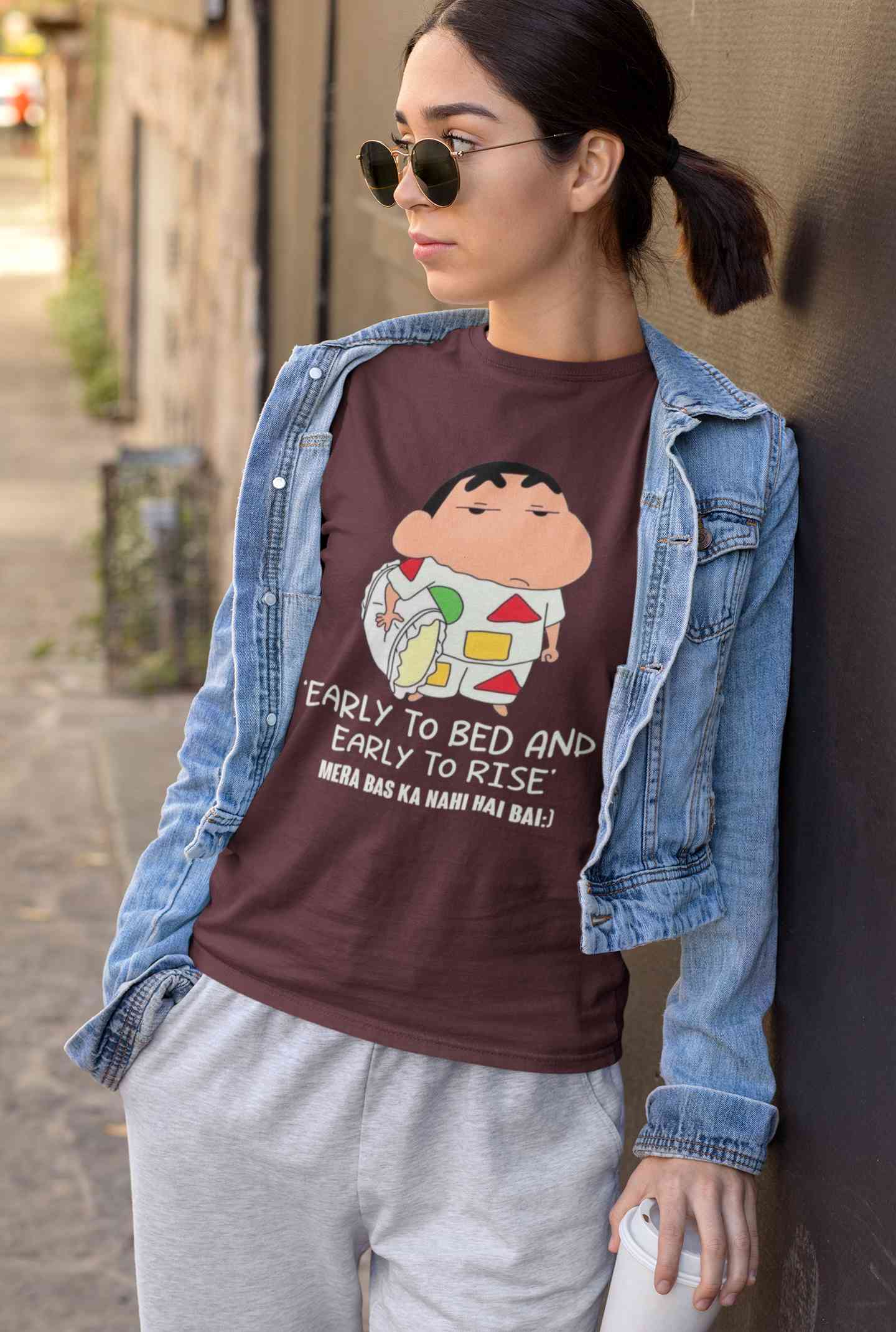Early To Bed And Early To Rise Women Half Sleeves T-shirt- FunkyTeesClub