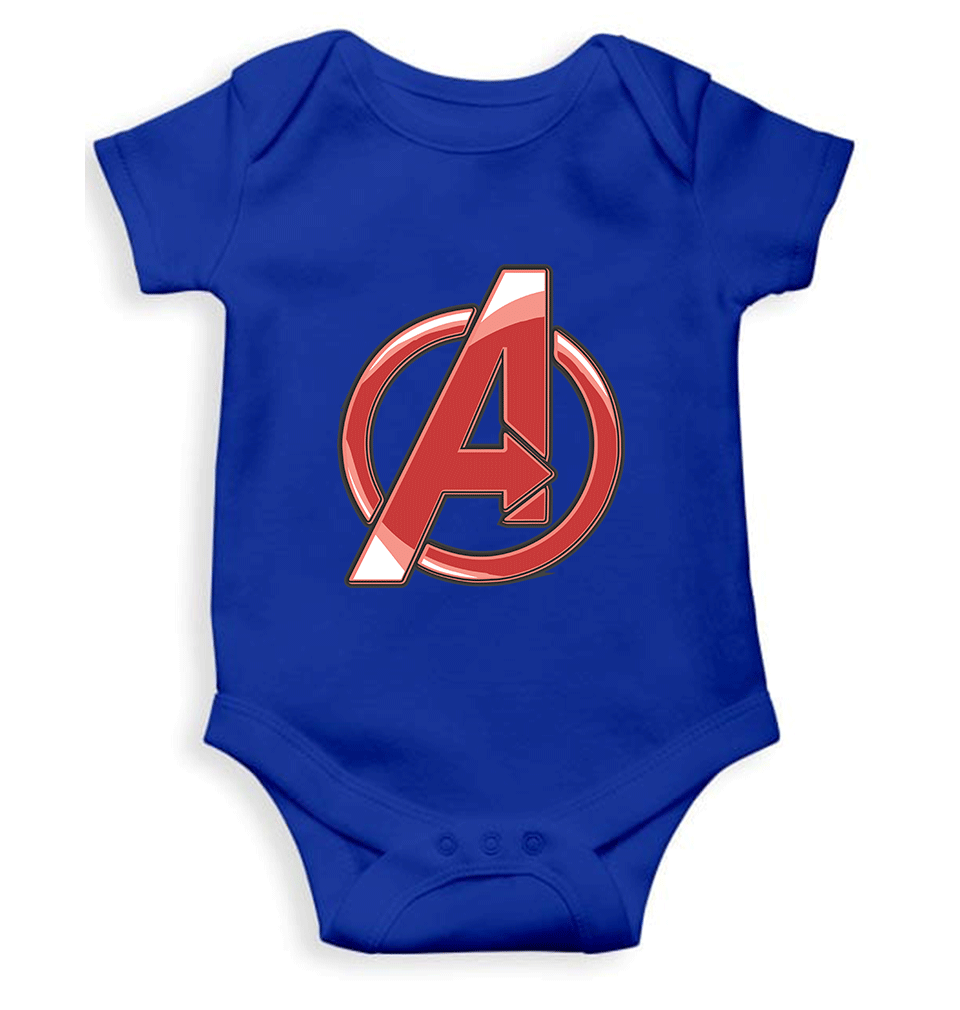Avenger Logo Rompers for Baby Boy- FunkyTradition FunkyTradition