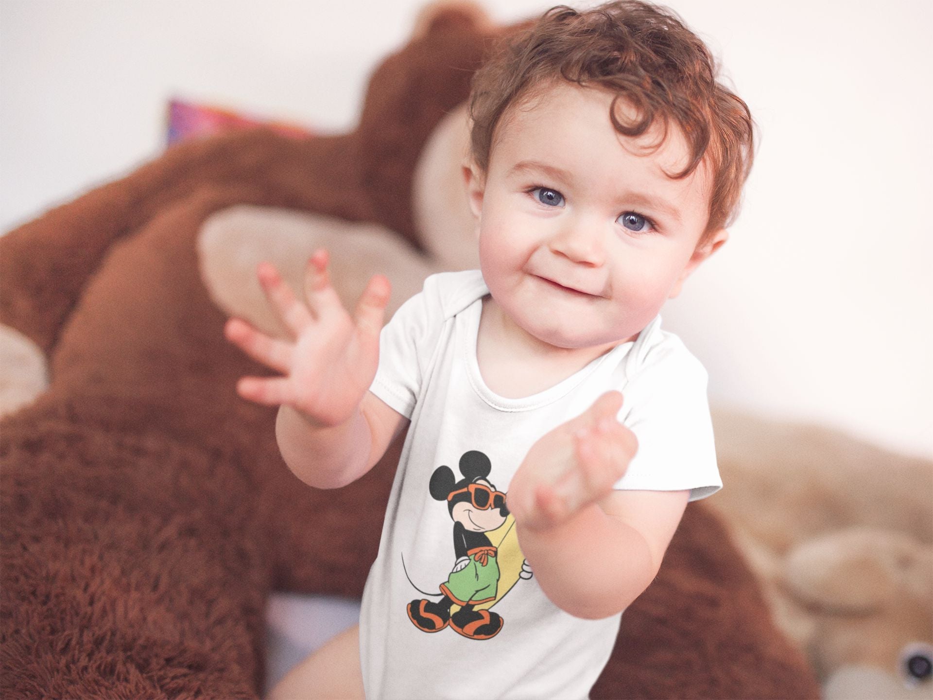 Cute Cartoon Rompers for Baby Boy- FunkyTeesClub
