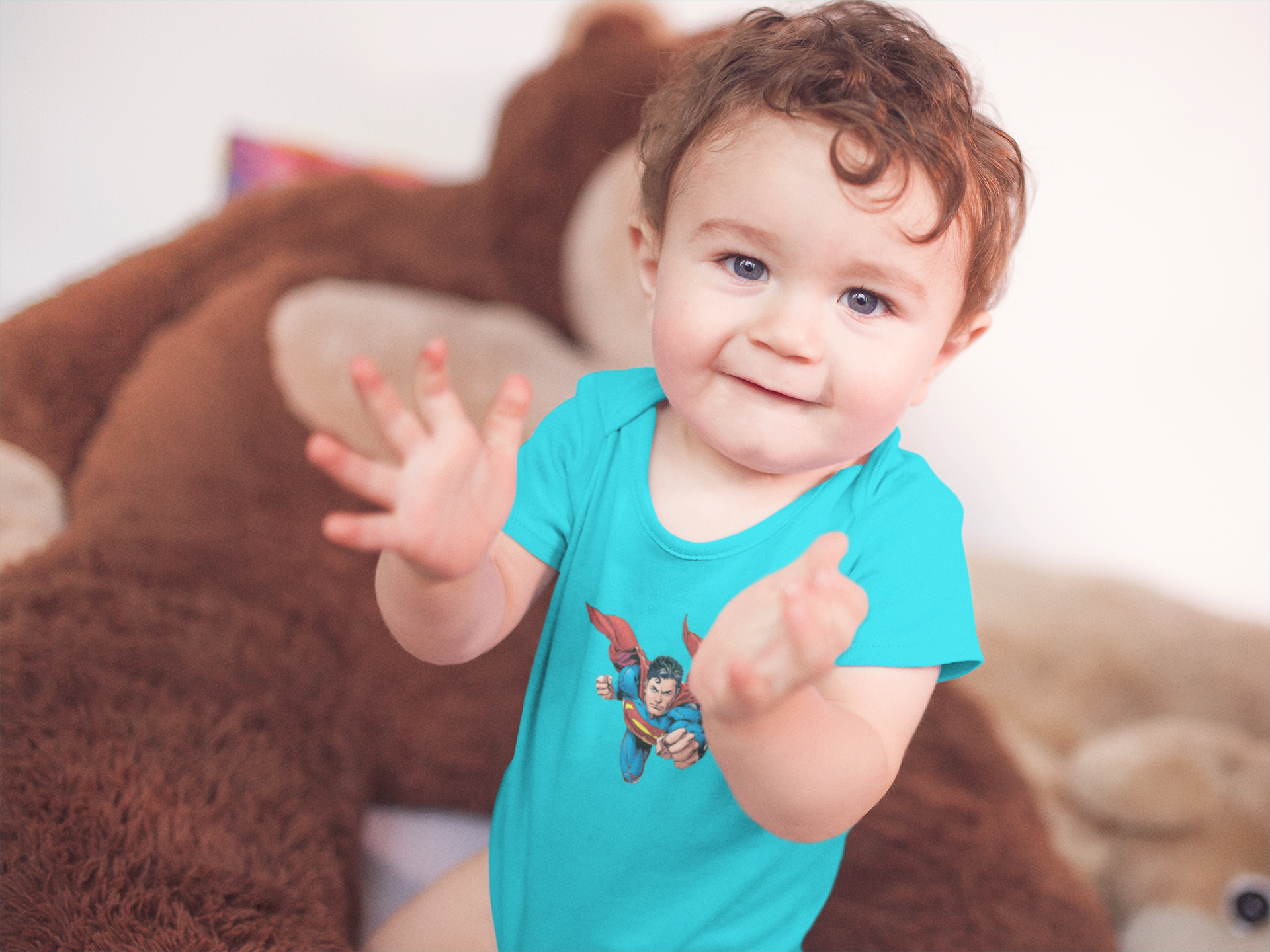 Superhero Rompers for Baby Boy -FunkyTeesClub