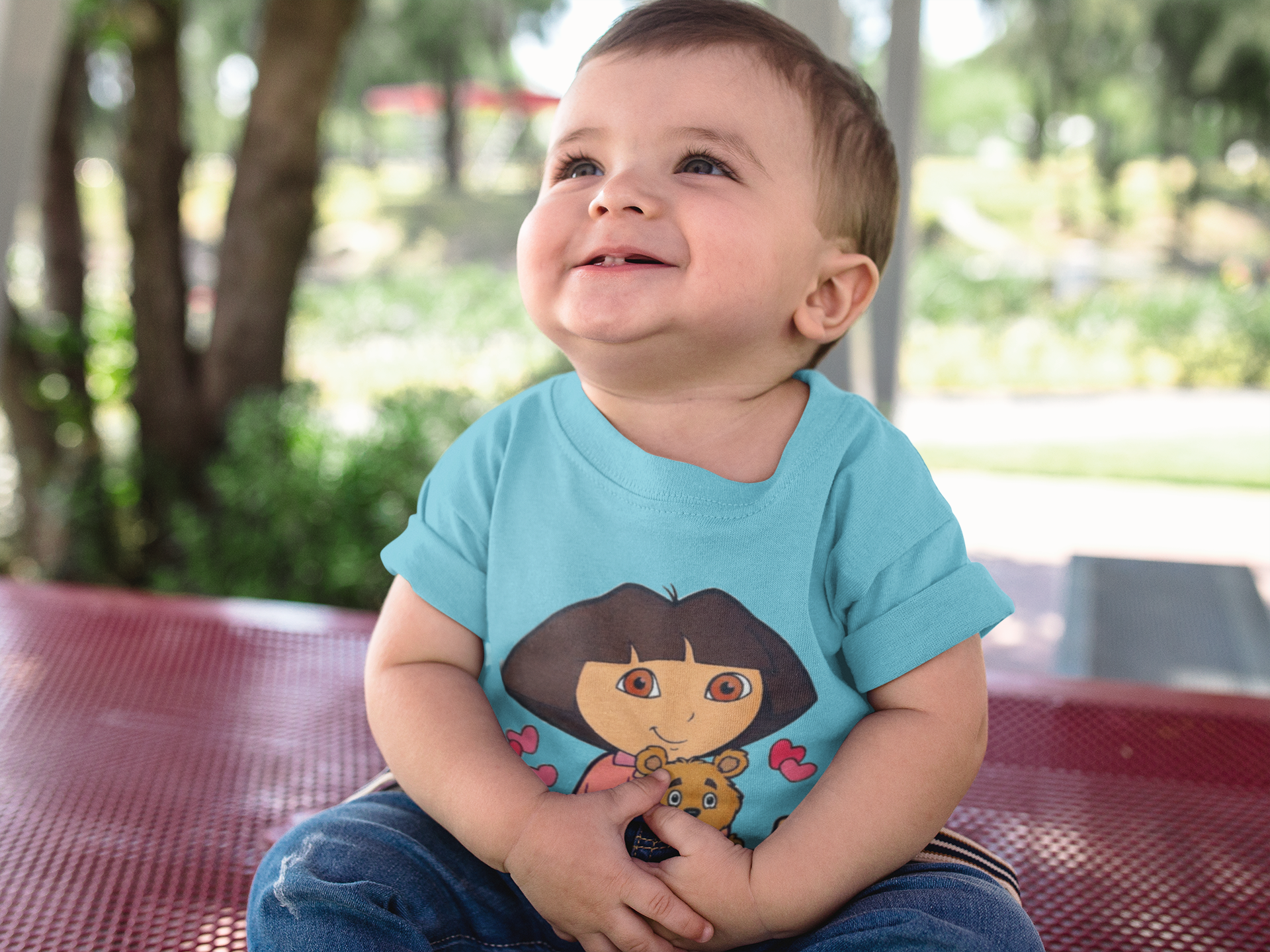Cute Cartoon Half Sleeves T-Shirt for Boy-FunkyTeesClub