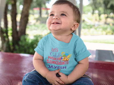 Makar Sankranti Half Sleeves T-Shirt for Boy-FunkyTeesClub