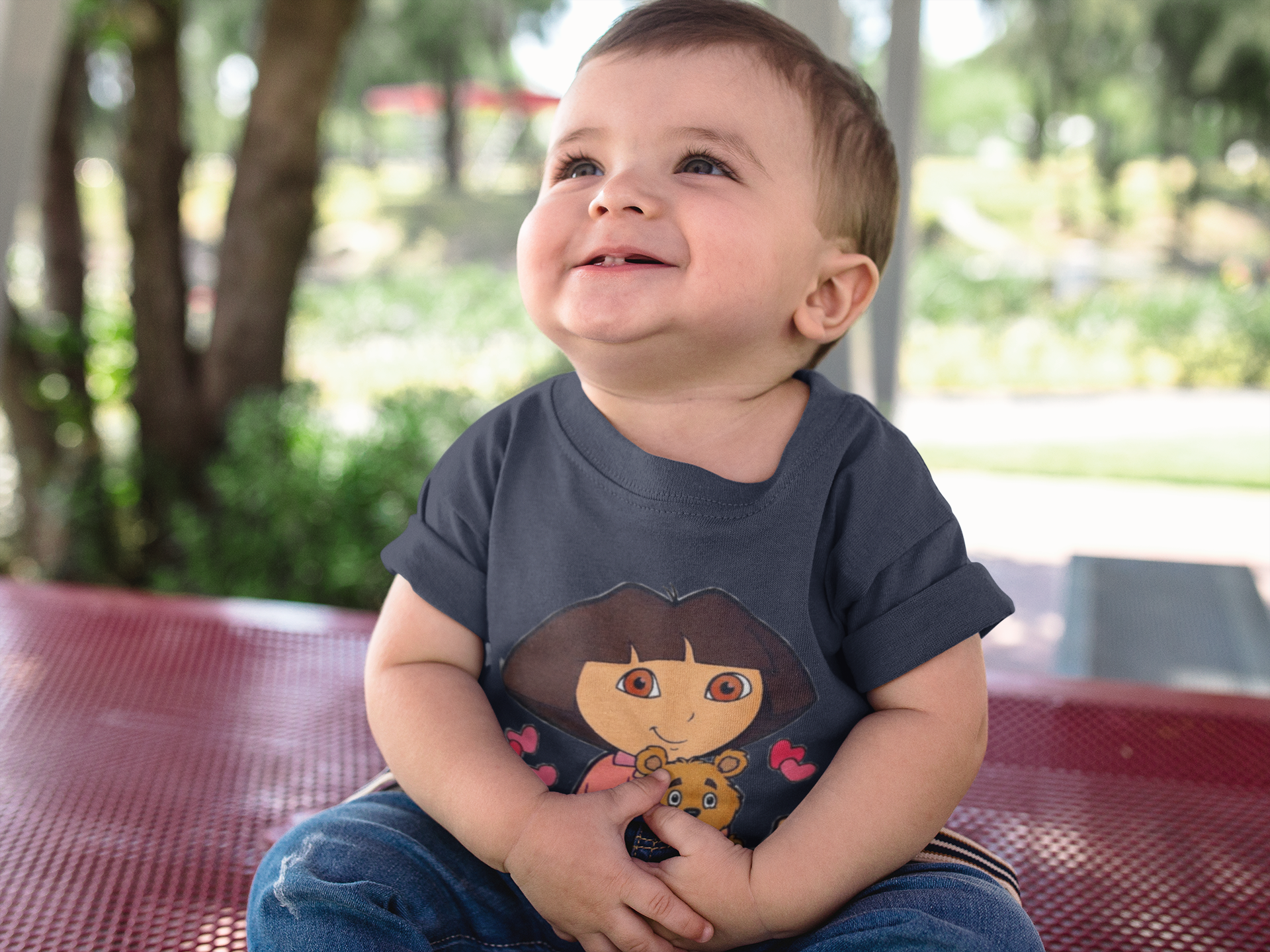 Cute Cartoon Half Sleeves T-Shirt for Boy-FunkyTeesClub
