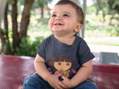 Cute Cartoon Half Sleeves T-Shirt for Boy-FunkyTeesClub