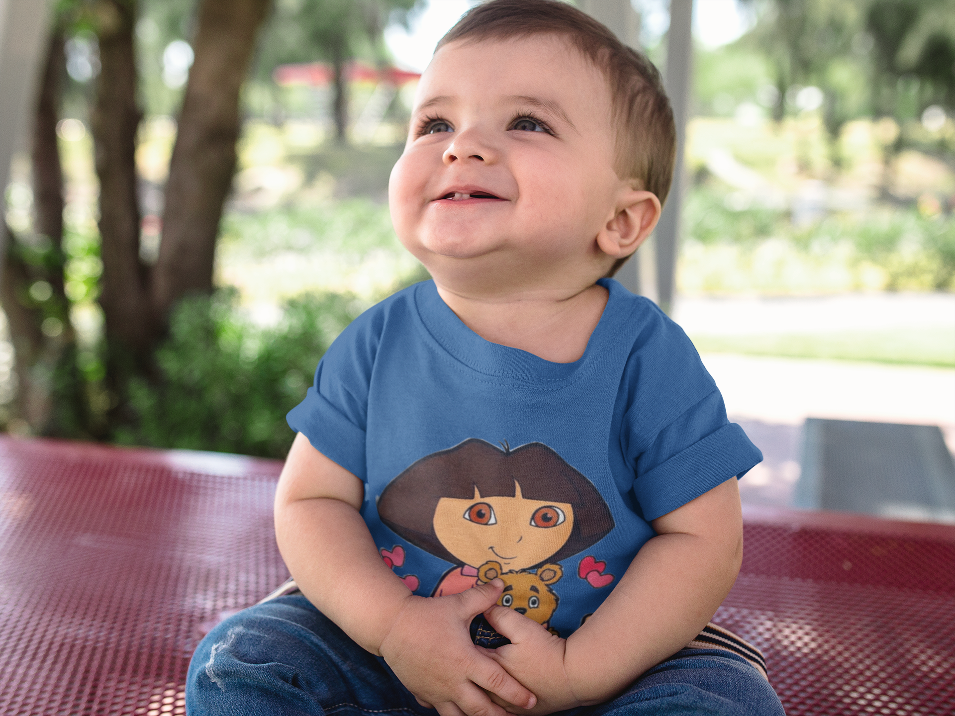 Cute Cartoon Half Sleeves T-Shirt for Boy-FunkyTeesClub