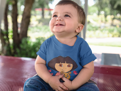 Cute Cartoon Half Sleeves T-Shirt for Boy-FunkyTeesClub