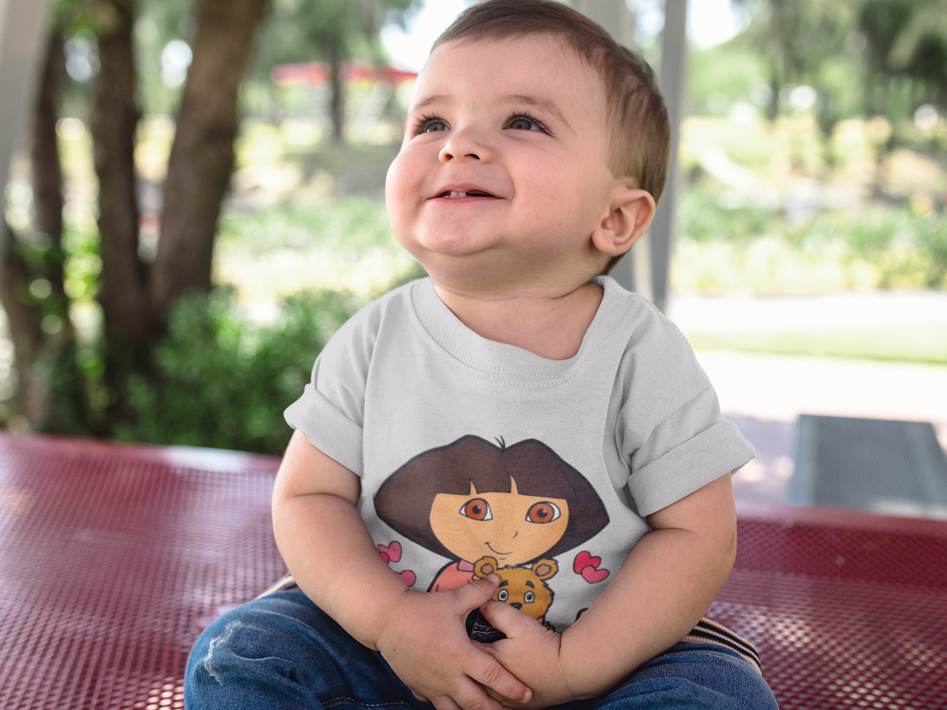 Cute Cartoon Half Sleeves T-Shirt for Boy-FunkyTeesClub