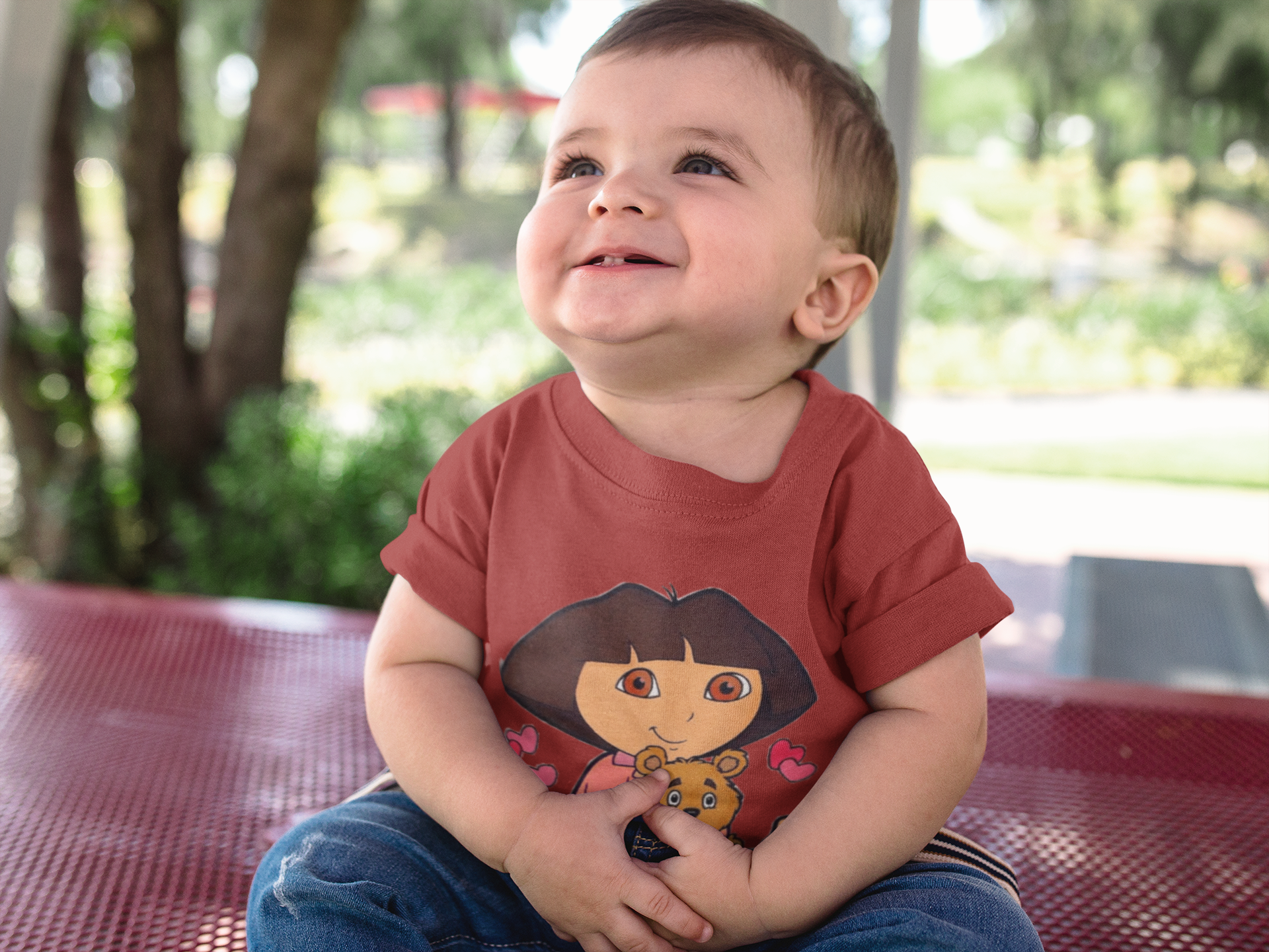 Cute Cartoon Half Sleeves T-Shirt for Boy-FunkyTeesClub
