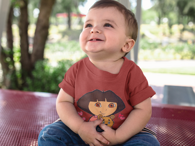 Cute Cartoon Half Sleeves T-Shirt for Boy-FunkyTeesClub