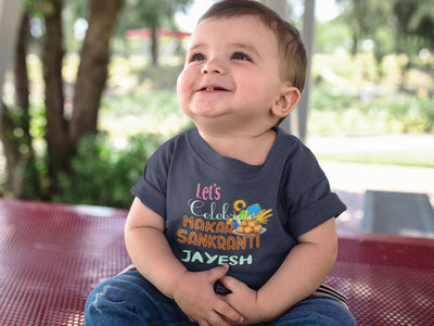 Makar Sankranti Half Sleeves T-Shirt for Boy-FunkyTeesClub