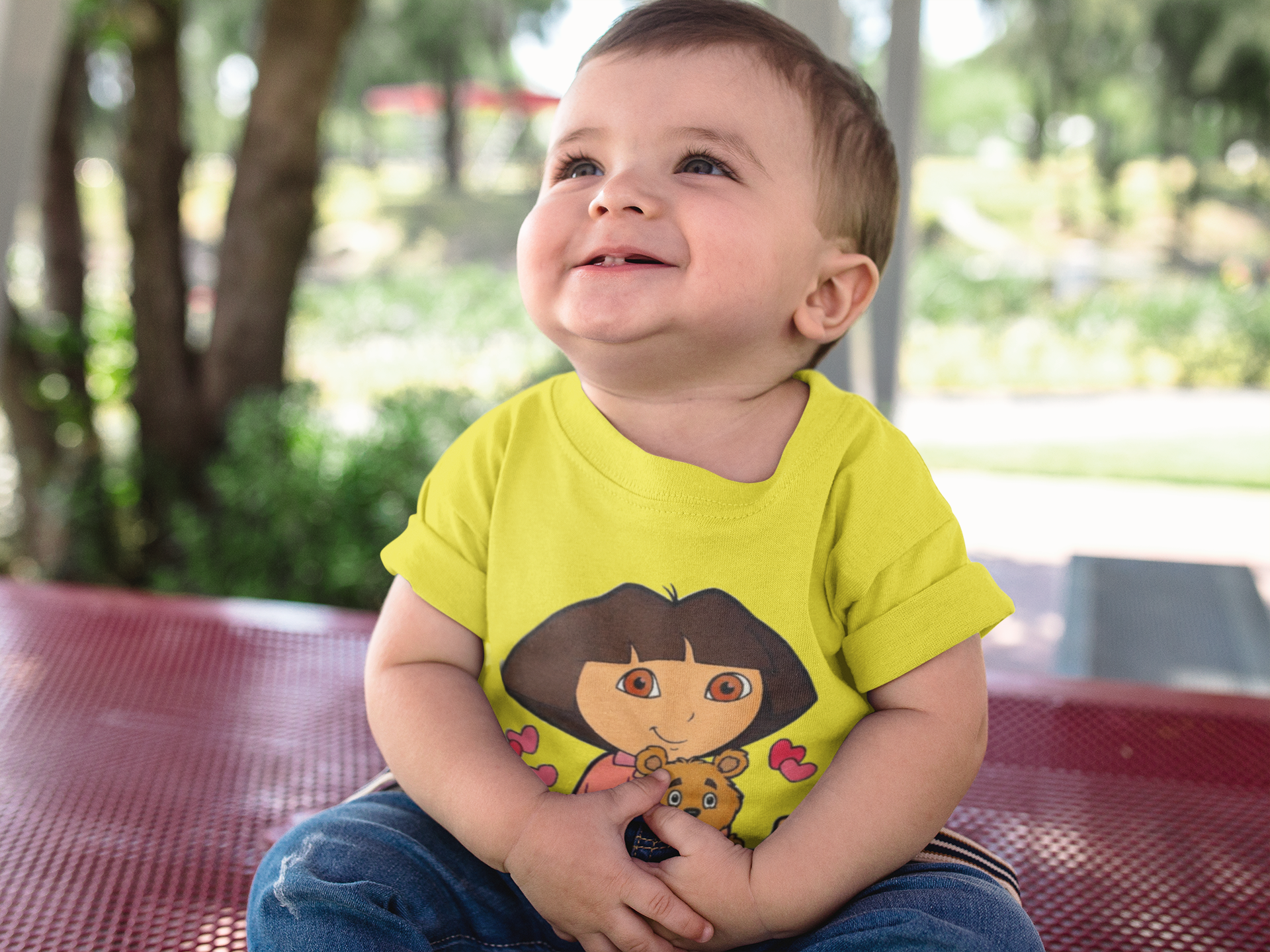 Cute Cartoon Half Sleeves T-Shirt for Boy-FunkyTeesClub