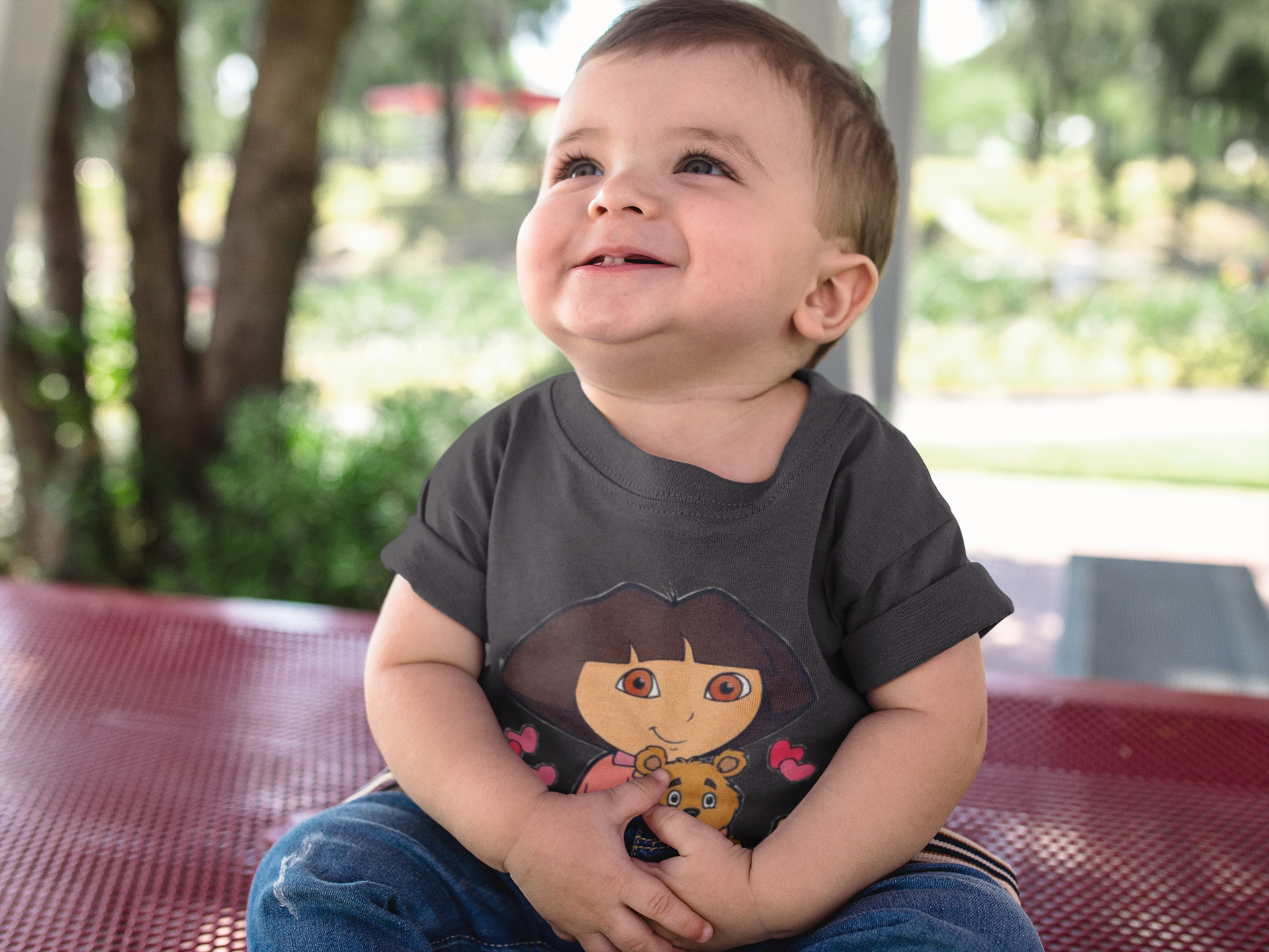Cute Cartoon Half Sleeves T-Shirt for Boy-FunkyTeesClub
