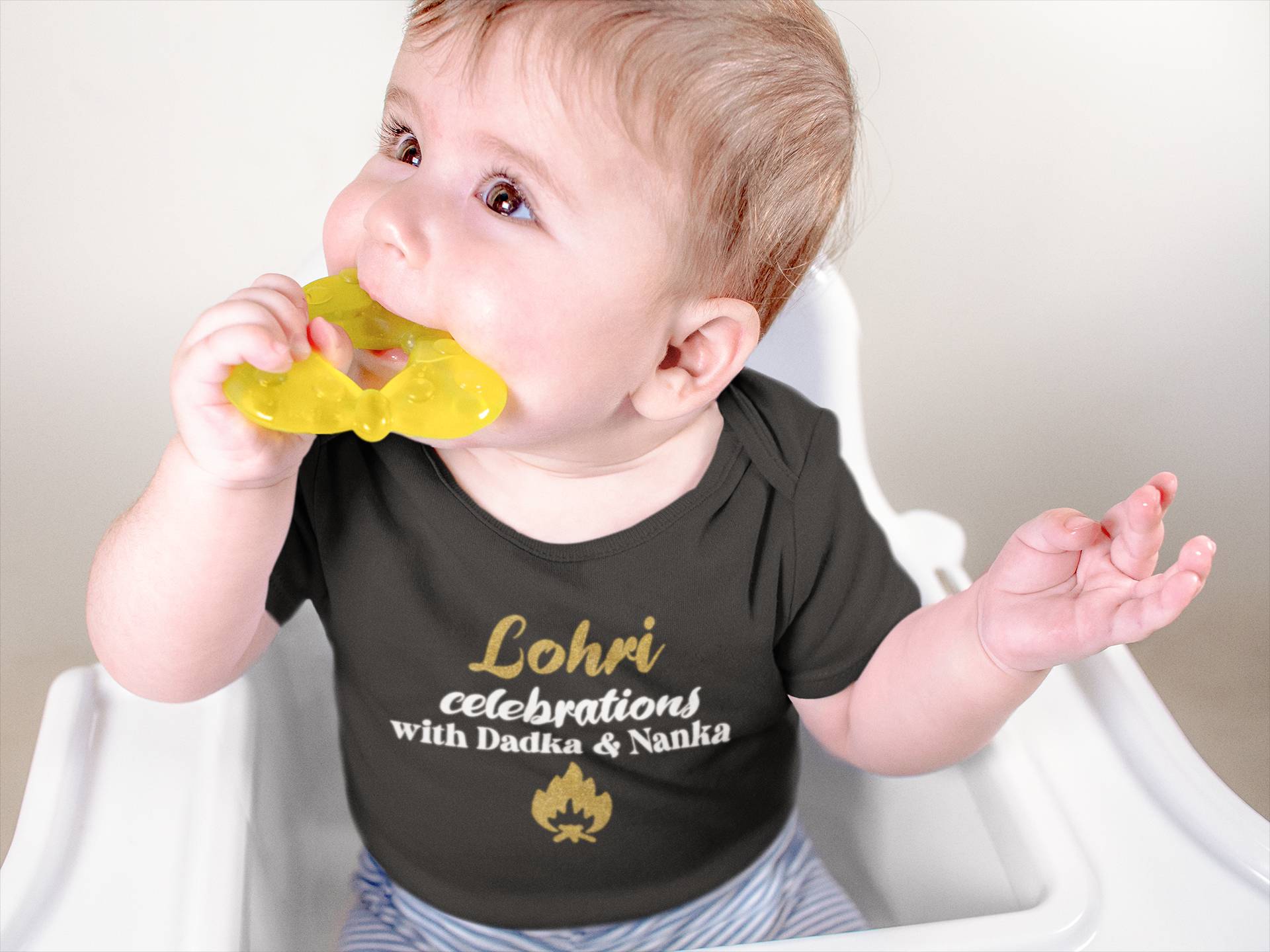 Lohri Celebrations Rompers for Baby Boy- FunkyTeesClub