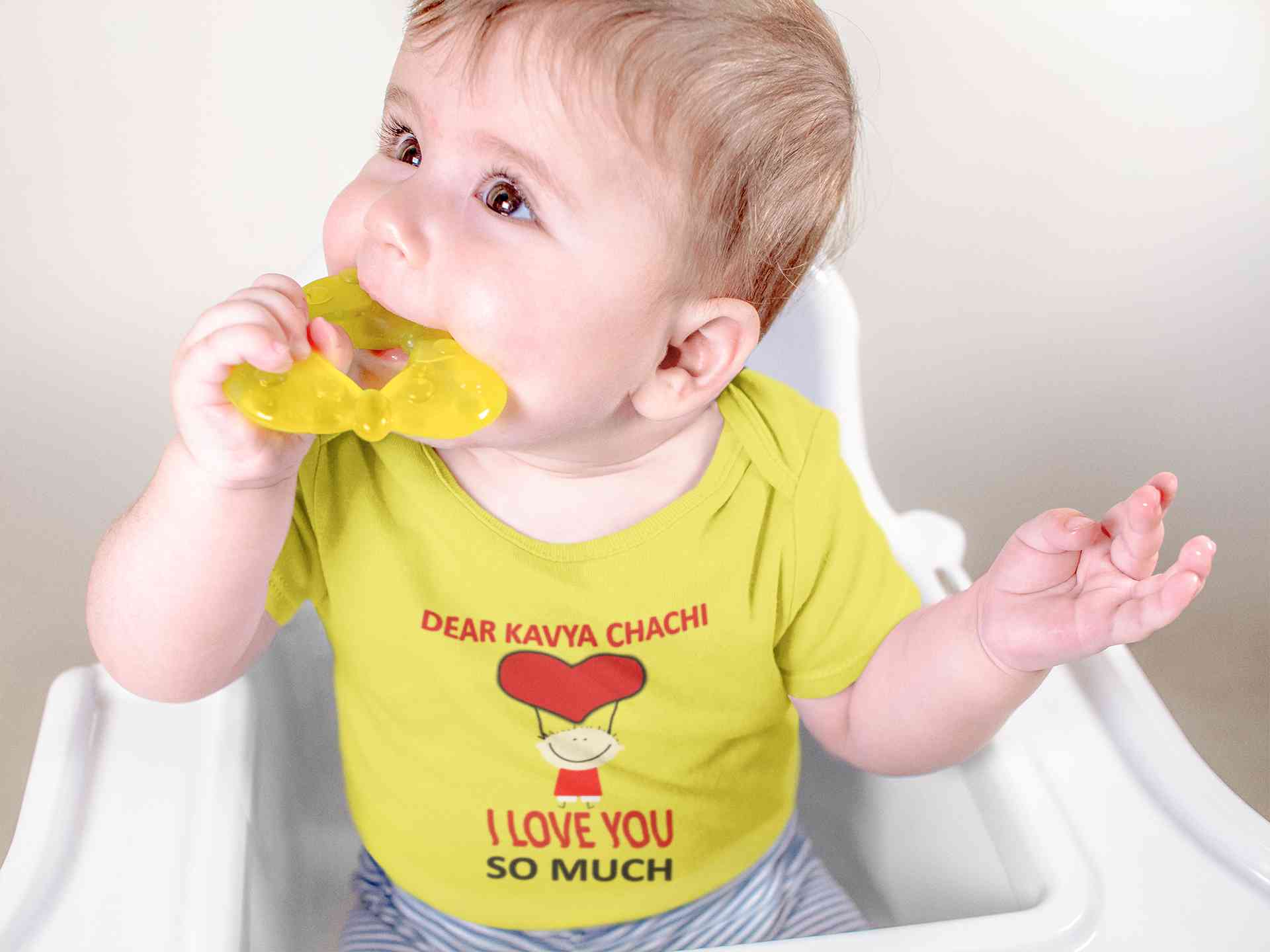 Custom Name I love My Chachi So Much Rompers for Baby Boy- FunkyTeesClub