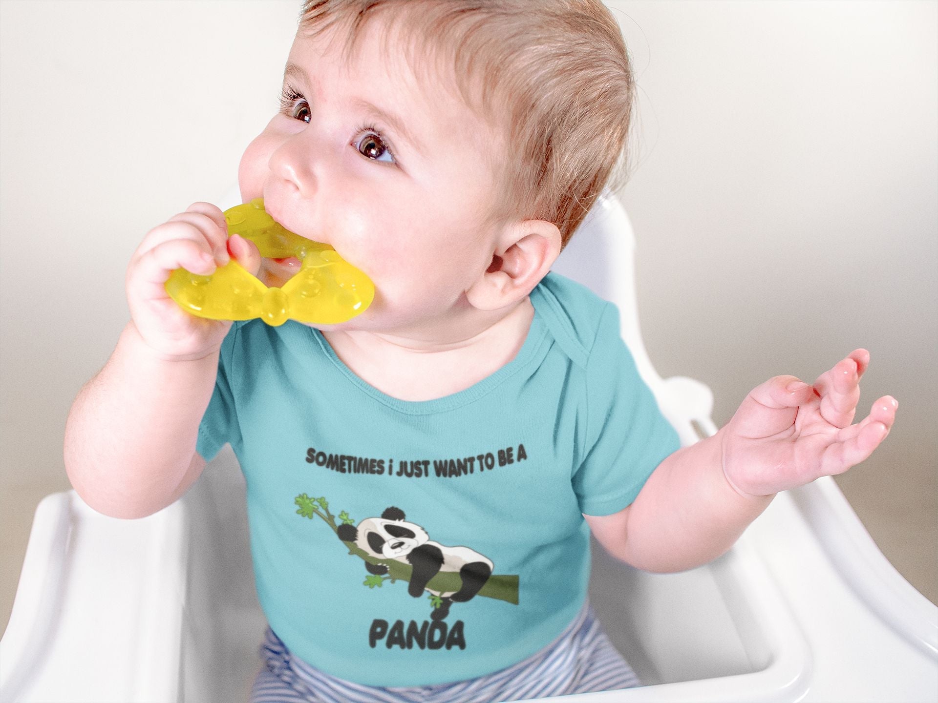 Sleeping Panda Rompers for Baby Boy- FunkyTeesClub