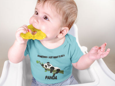 Sleeping Panda Rompers for Baby Boy- FunkyTeesClub