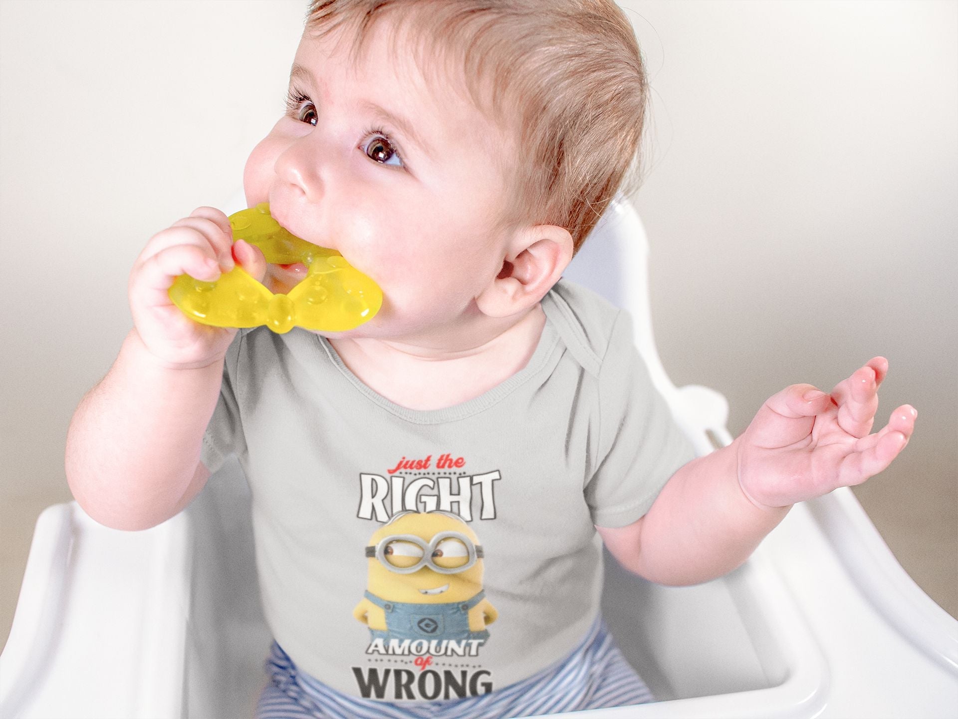 Cartoon Quotes Rompers for Baby Boy- FunkyTeesClub