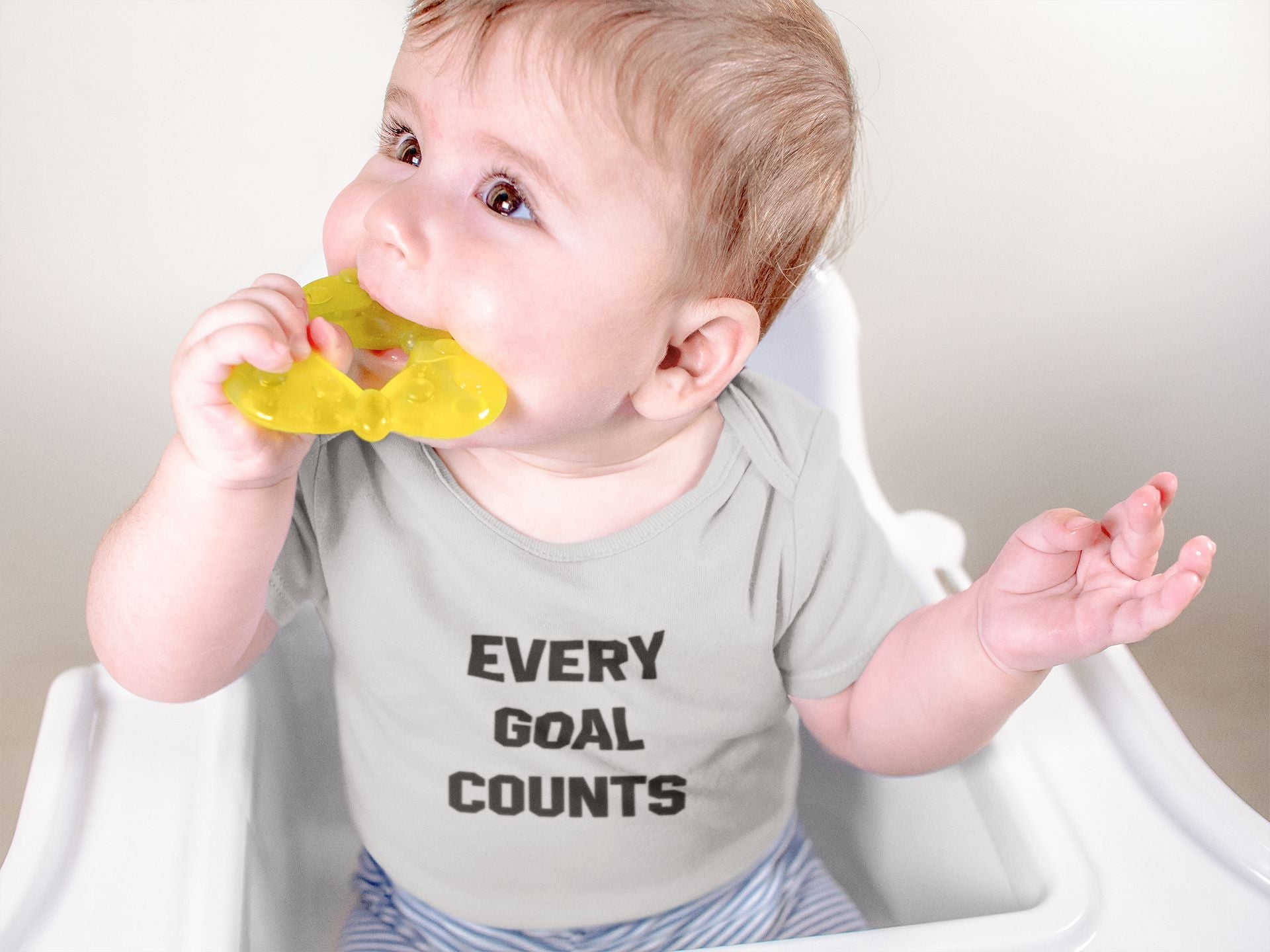 Every Goals Counts Rompers for Baby Boy- FunkyTeesClub