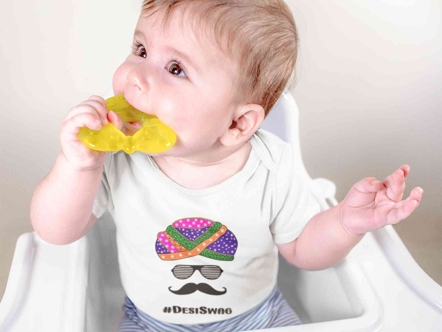 Desi Swag Navratri Rompers for Baby Boy- FunkyTeesClub