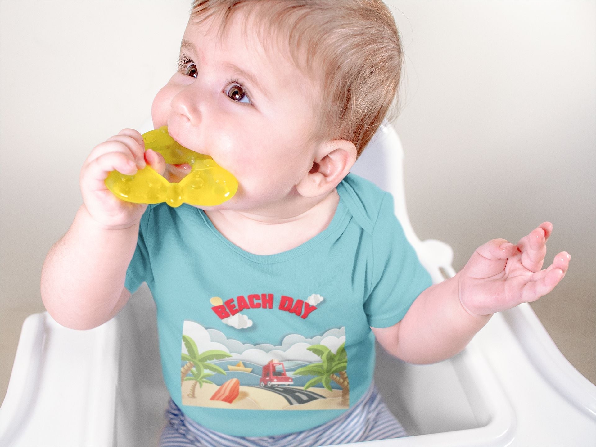 Beach Day Rompers for Baby Boy- FunkyTeesClub