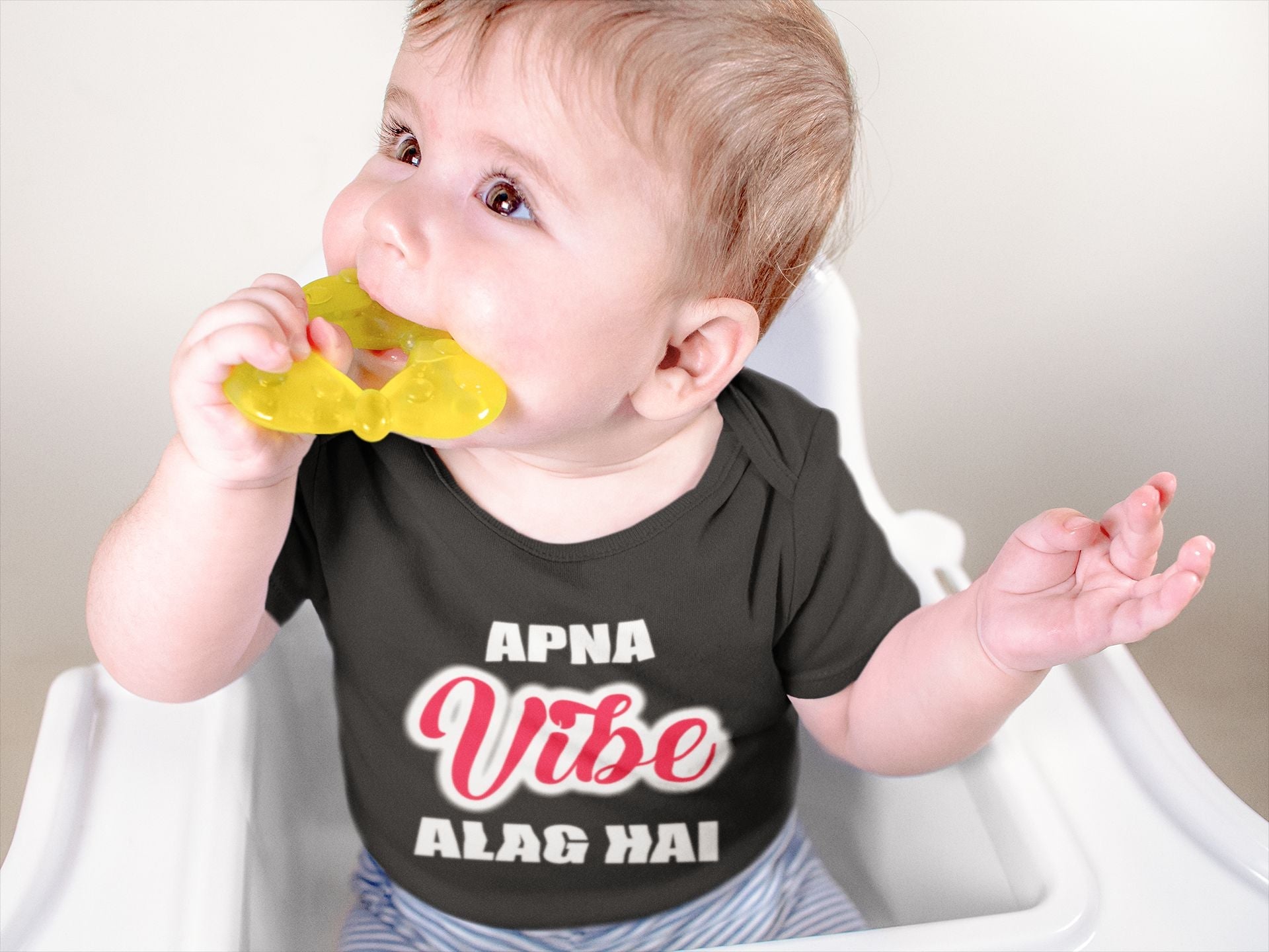 Apna Vibe Alag Hai Rompers for Baby Boy- FunkyTeesClub