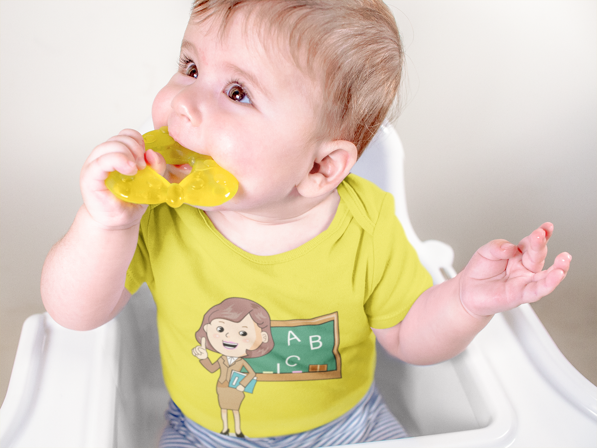 Future Teacher Rompers for Baby Boy- FunkyTeesClub