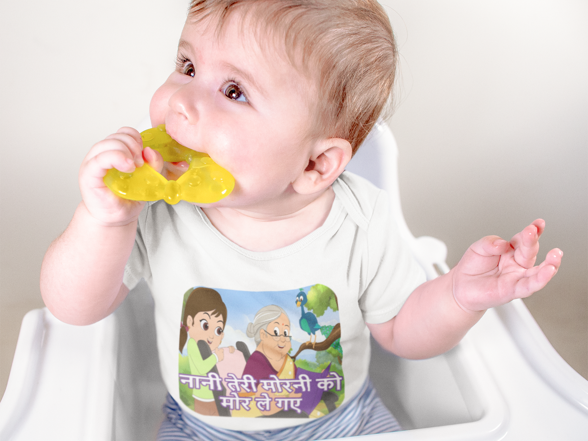 Nani Teri Morni Poem Rompers for Baby Boy- FunkyTeesClub