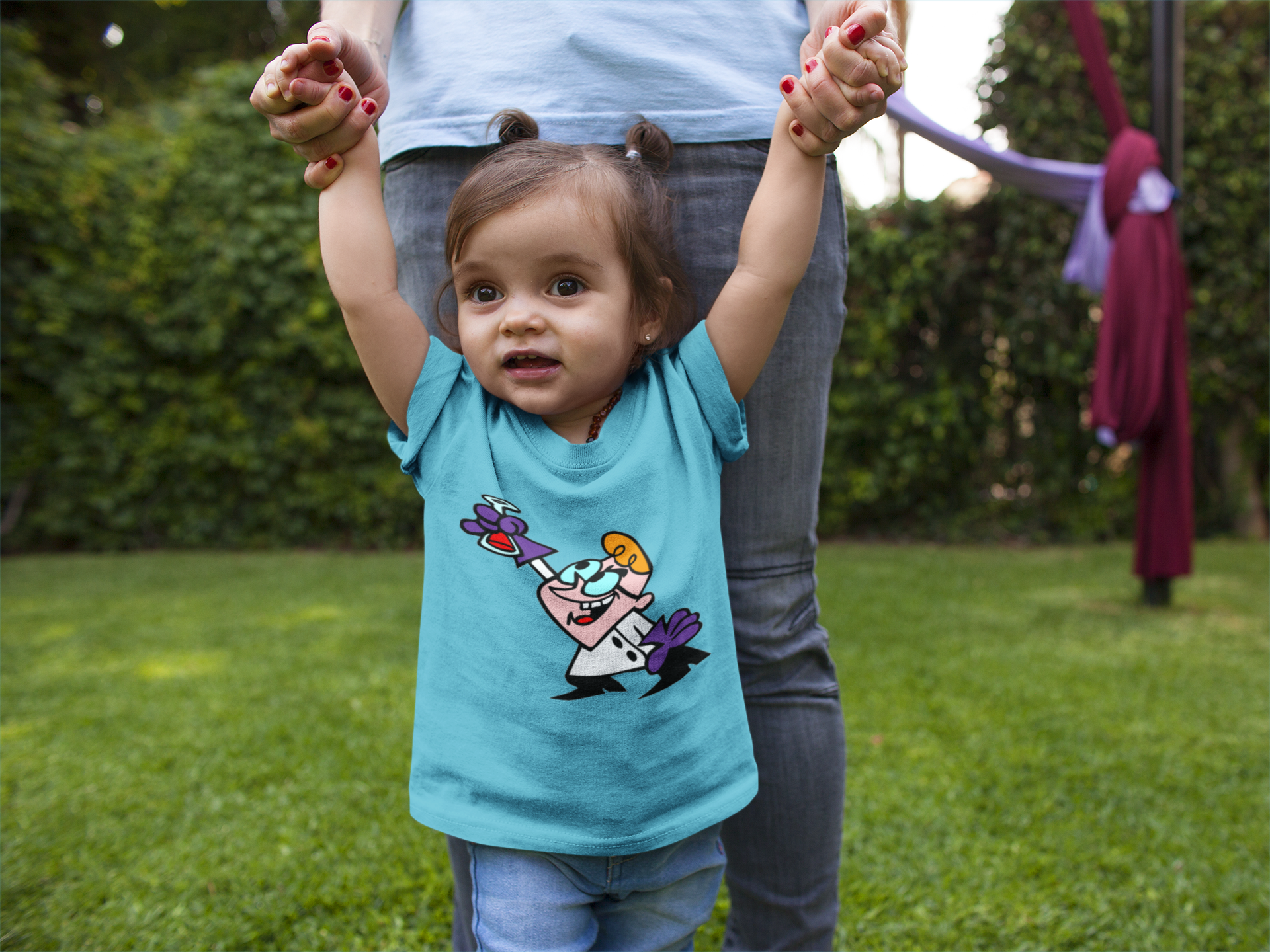 Cute Cartoon Half Sleeves T-Shirt For Girls -FunkyTeesClub