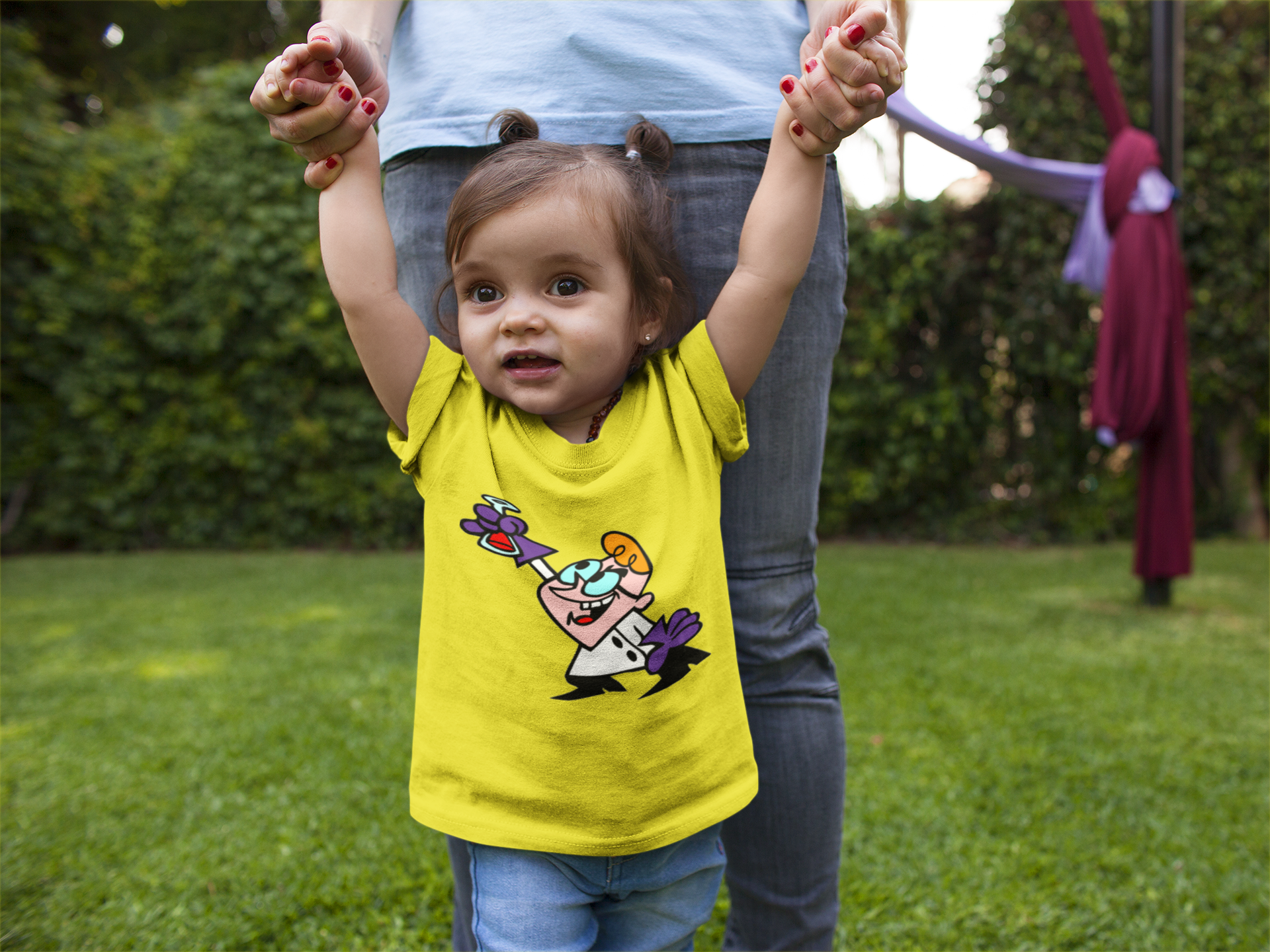 Cute Cartoon Half Sleeves T-Shirt For Girls -FunkyTeesClub