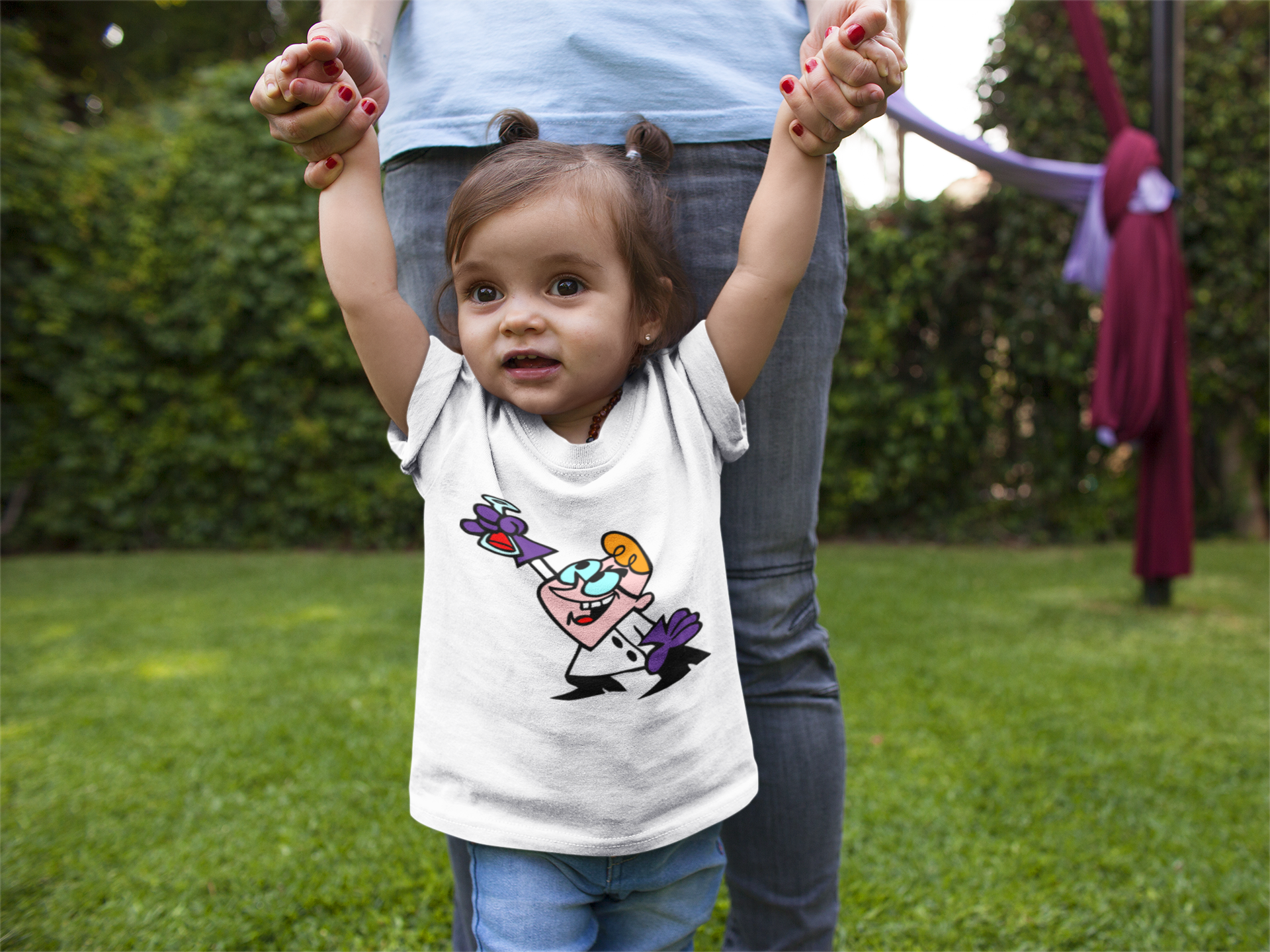Cute Cartoon Half Sleeves T-Shirt For Girls -FunkyTeesClub