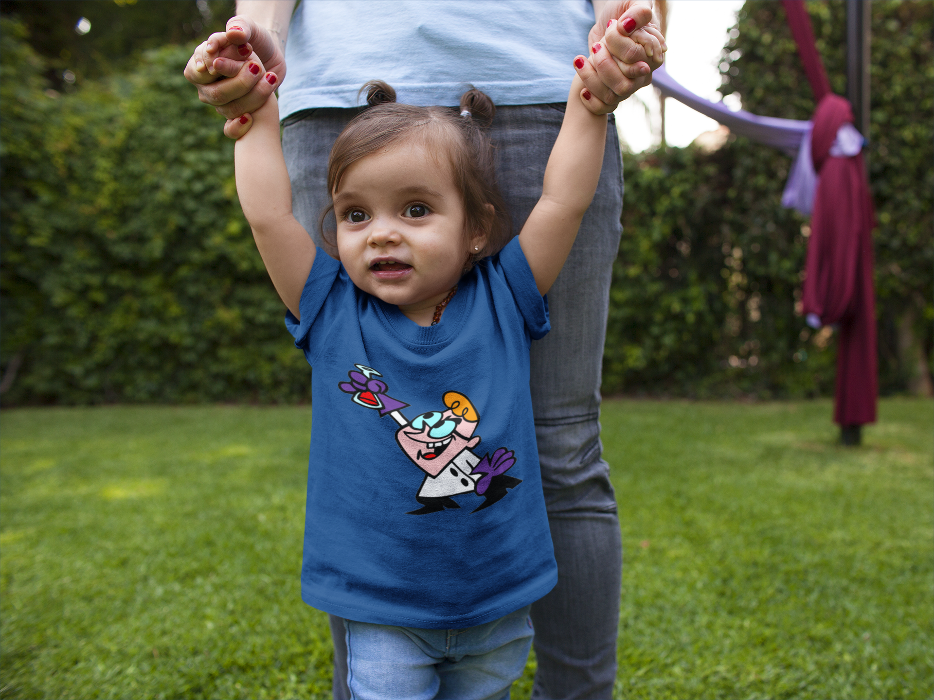 Cute Cartoon Half Sleeves T-Shirt For Girls -FunkyTeesClub
