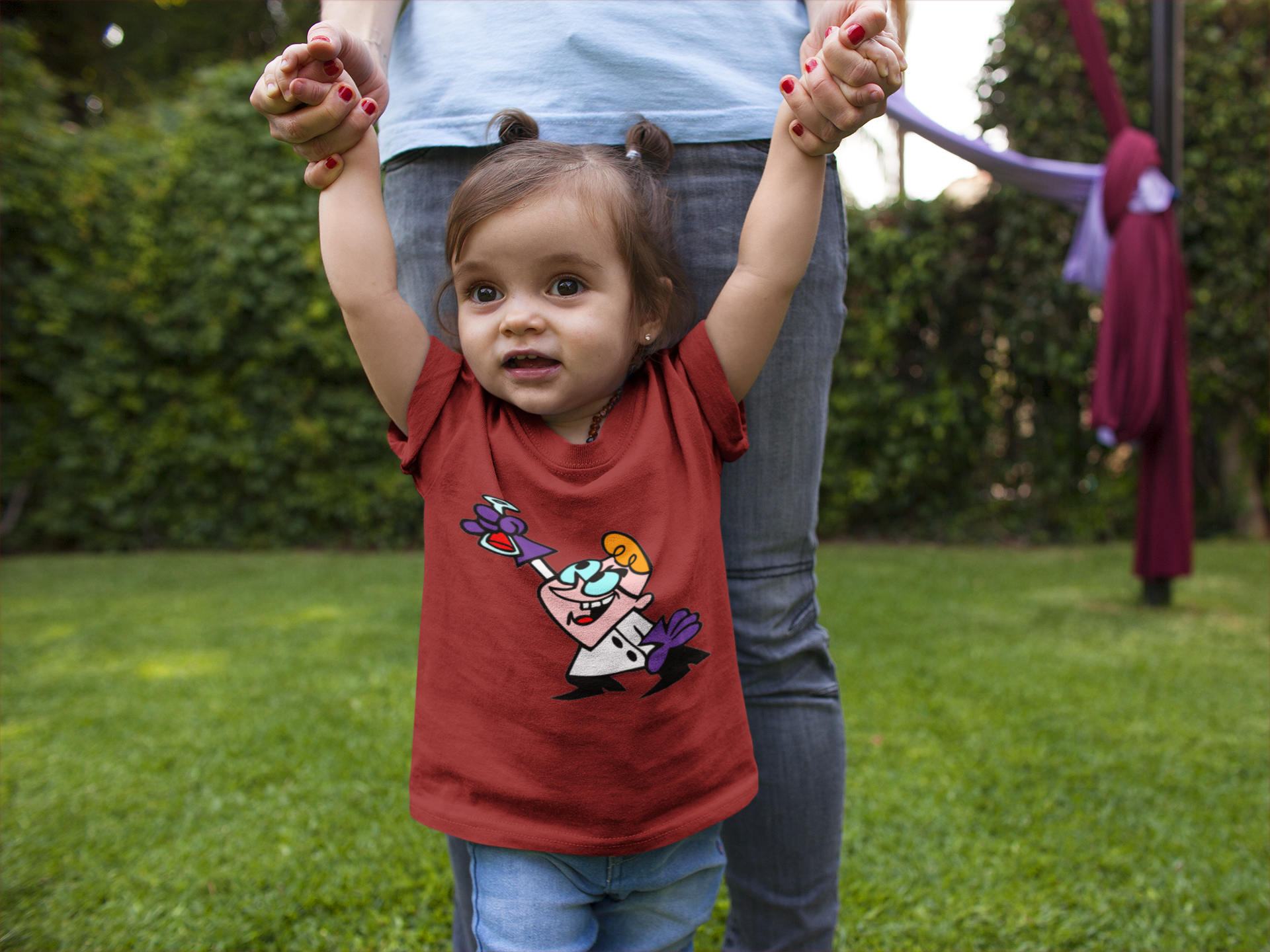 Cute Cartoon Half Sleeves T-Shirt For Girls -FunkyTeesClub