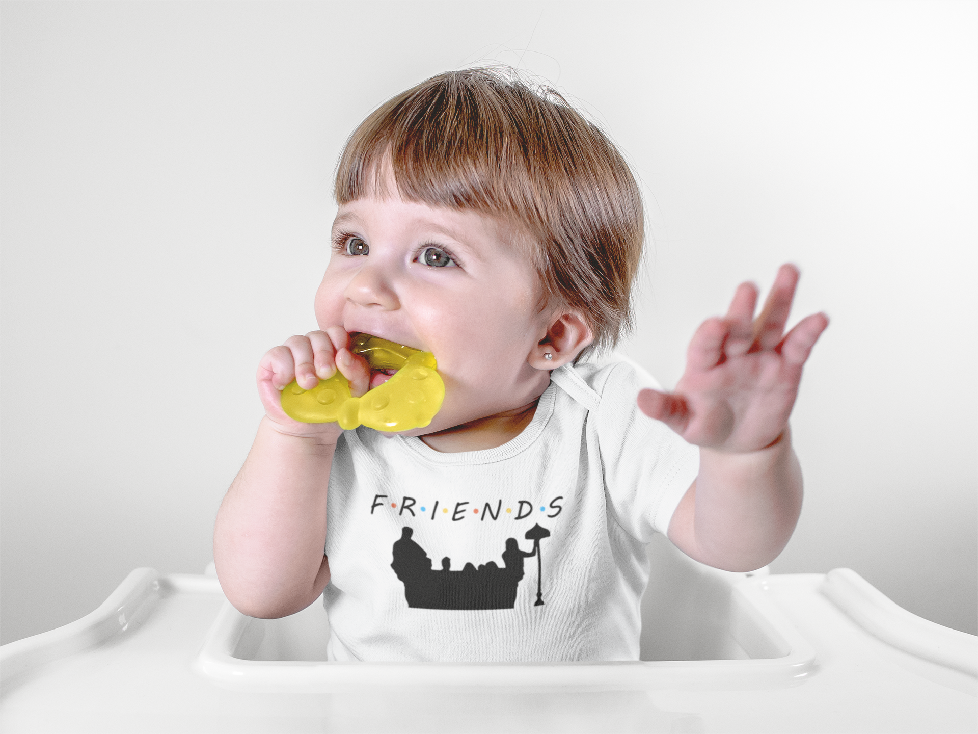 F.R.I.E.N.D.S Friends Web Series Rompers for Baby Girl- FunkyTeesClub