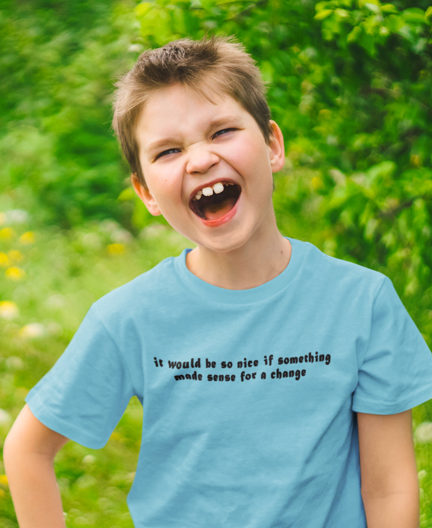 I Would Be So Nice Minimals Half Sleeves T-Shirt for Boy-FunkyTeesClub