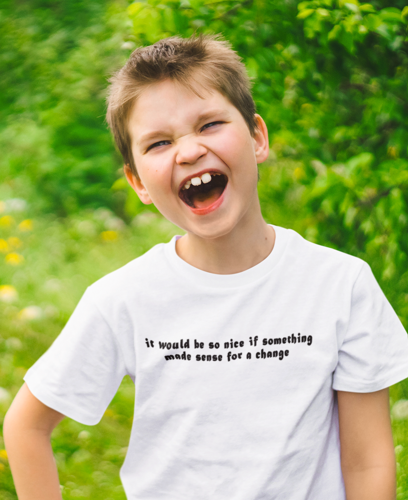 I Would Be So Nice Minimals Half Sleeves T-Shirt for Boy-FunkyTeesClub