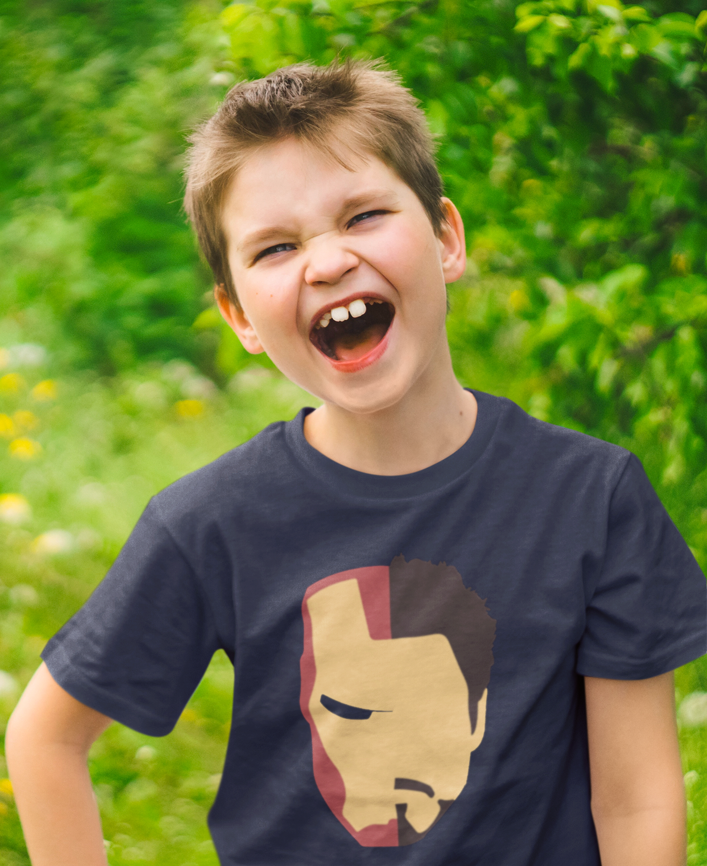 Iron Man Web Series Half Sleeves T-Shirt for Boy-FunkyTeesClub