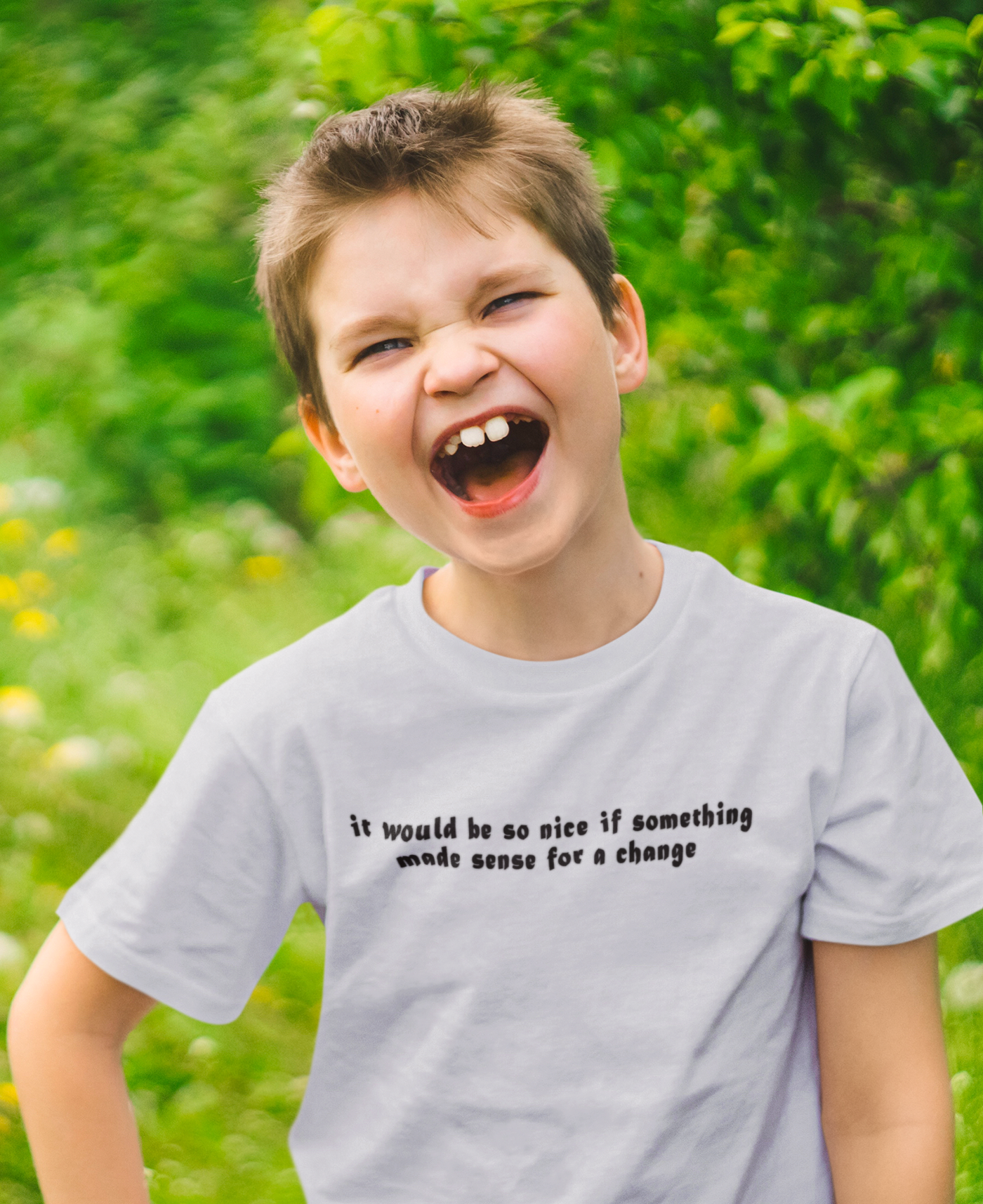 I Would Be So Nice Minimals Half Sleeves T-Shirt for Boy-FunkyTeesClub
