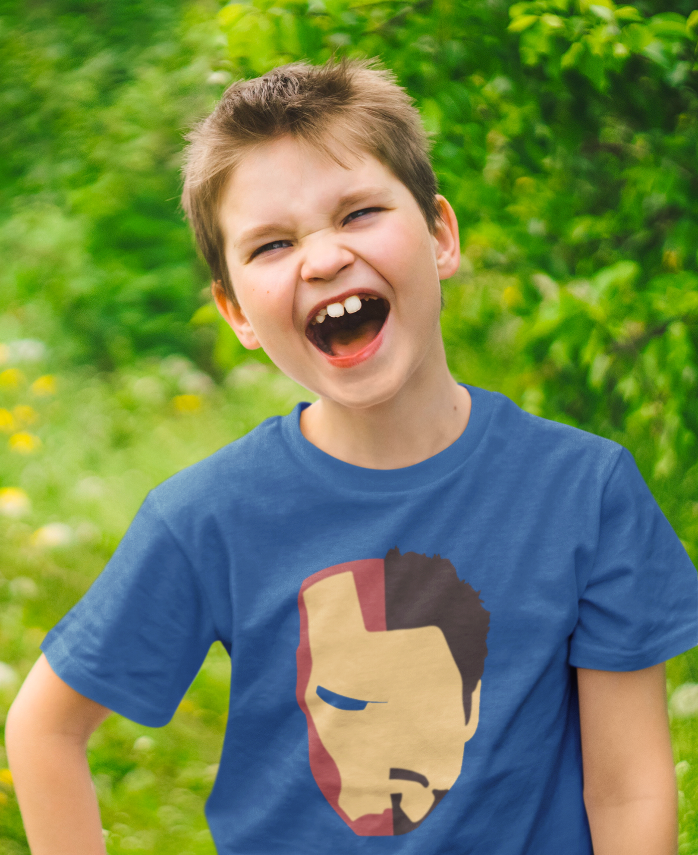 Iron Man Web Series Half Sleeves T-Shirt for Boy-FunkyTeesClub