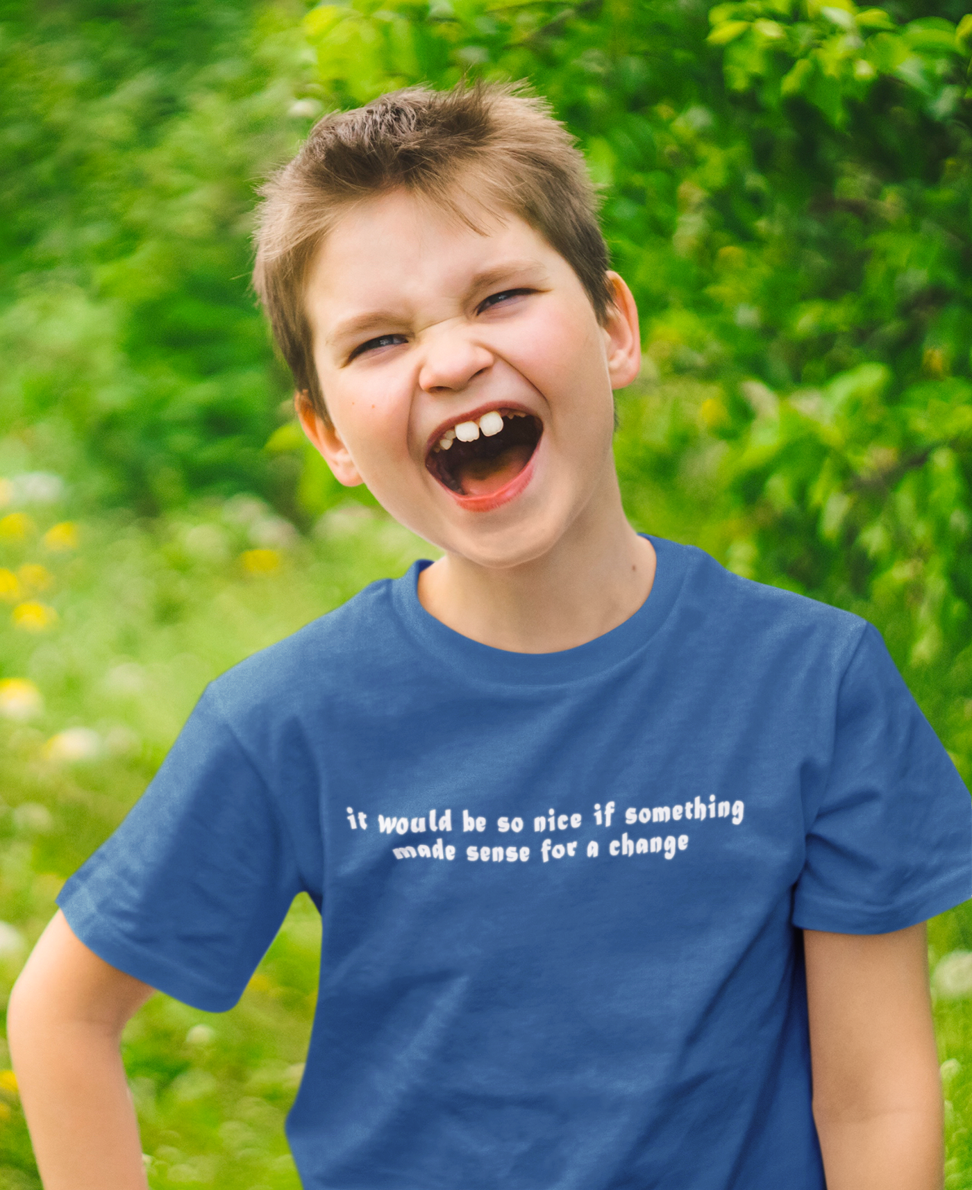 I Would Be So Nice Minimals Half Sleeves T-Shirt for Boy-FunkyTeesClub
