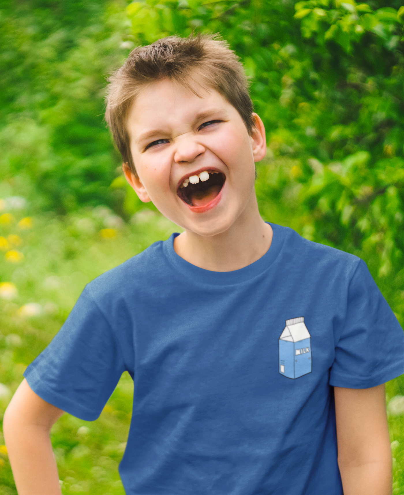 Milk Minimals Half Sleeves T-Shirt for Boy-FunkyTeesClub