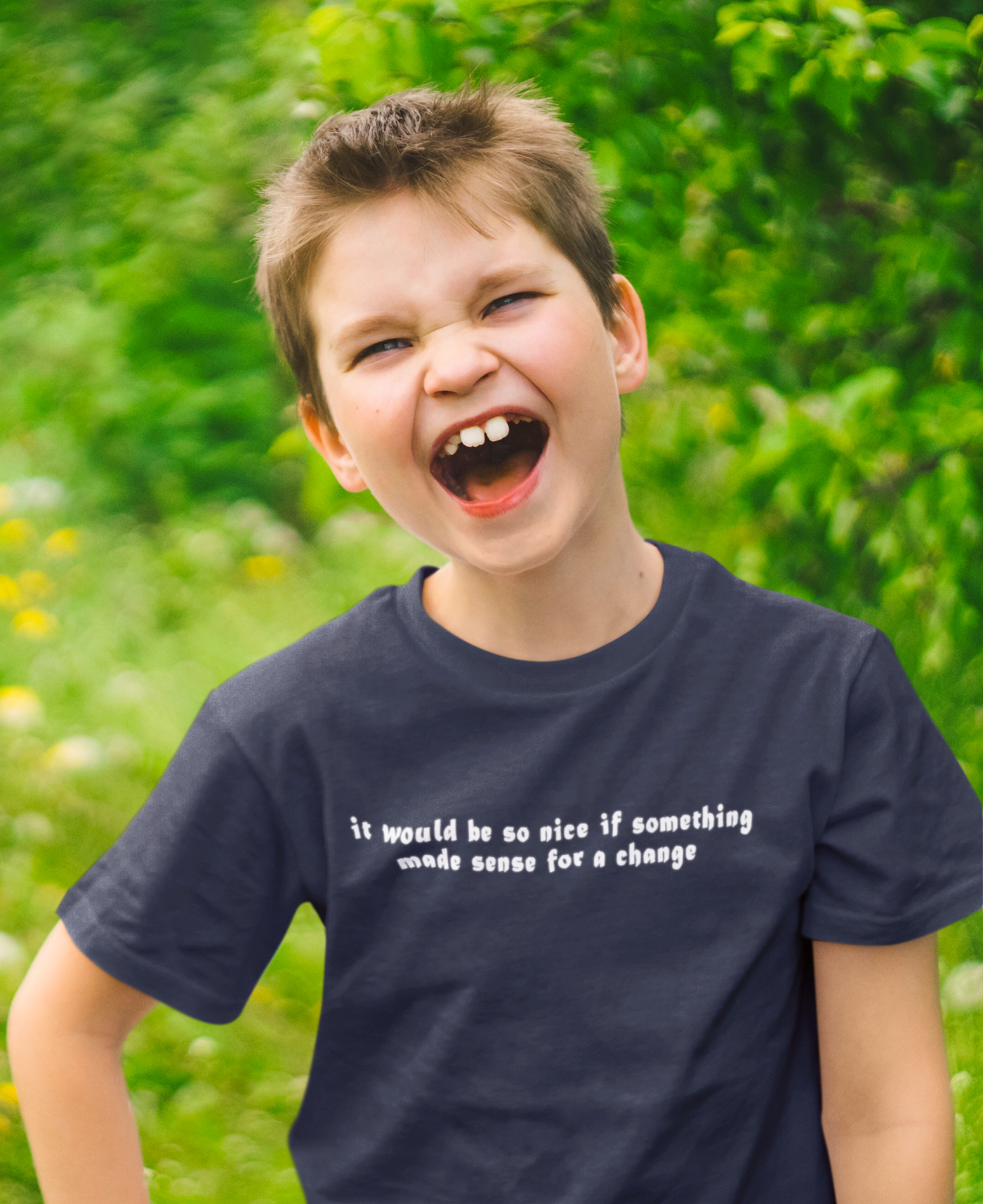 I Would Be So Nice Minimals Half Sleeves T-Shirt for Boy-FunkyTeesClub