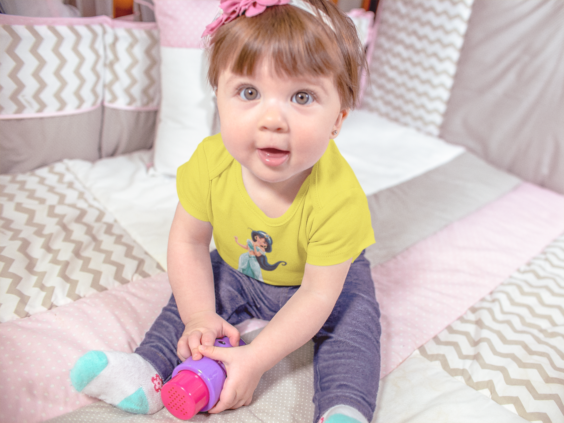 Cute Cartoon  Rompers for Baby Girl- FunkyTeesClub