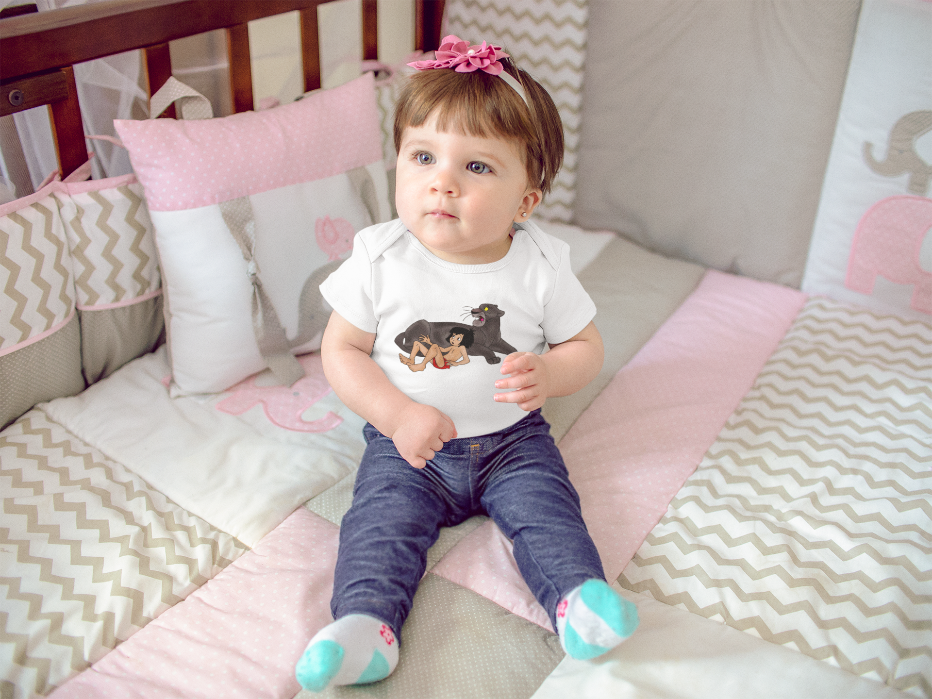 Cute Cartoon Rompers for Baby Girl- FunkyTeesClub