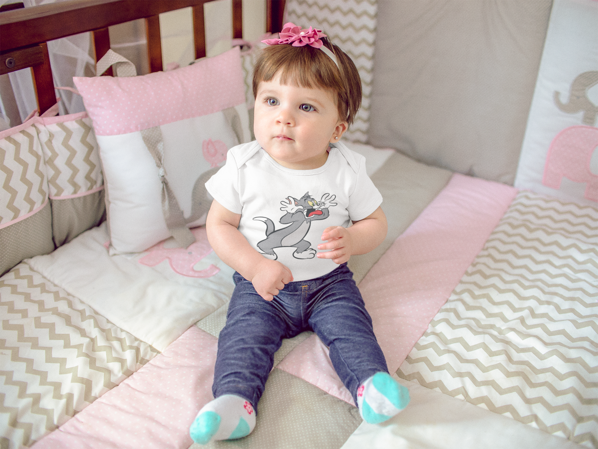 Cute Cartoon Rompers for Baby Girl- FunkyTeesClub