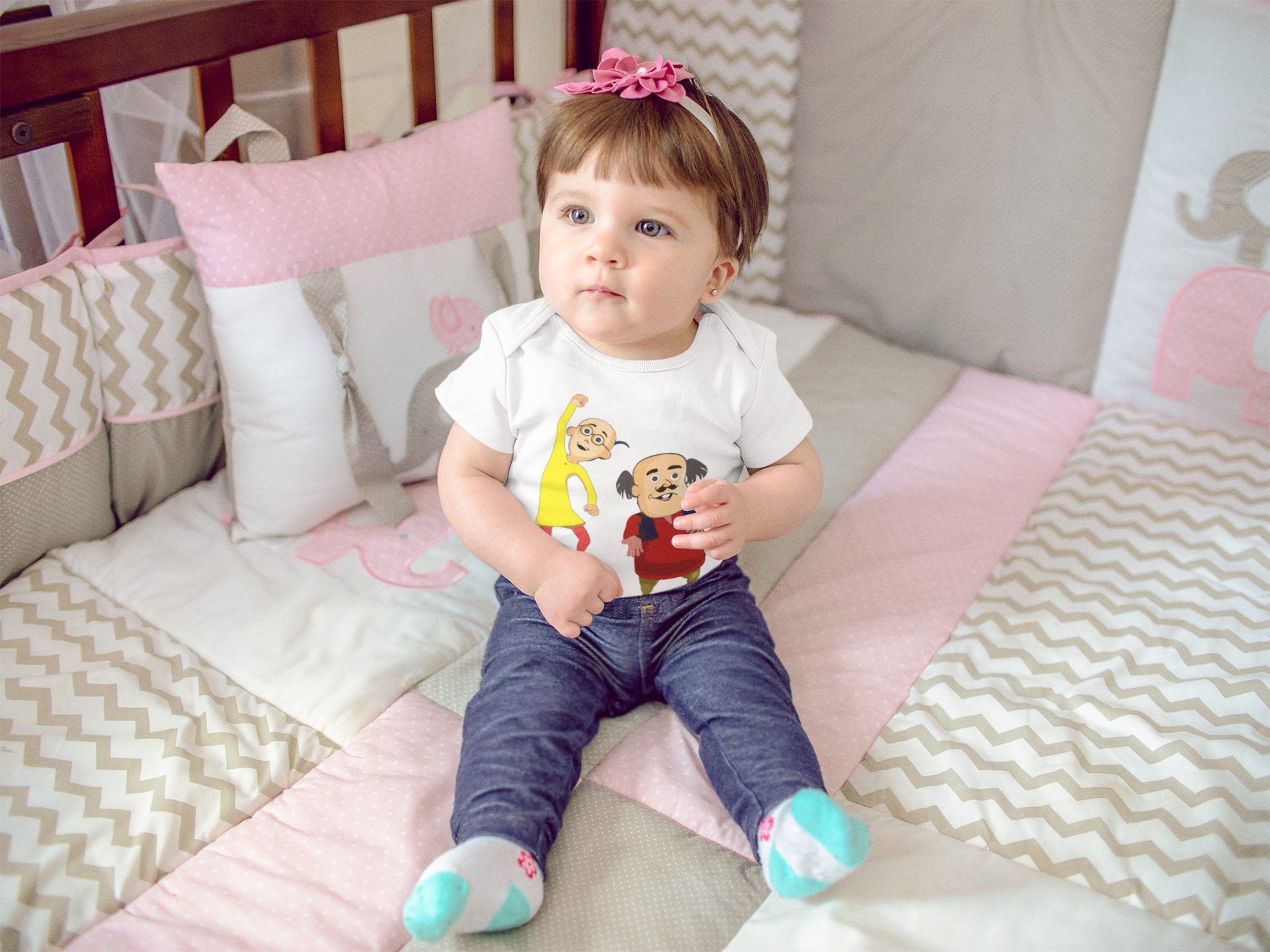 Cute Cartoon Rompers for Baby Girl- FunkyTeesClub