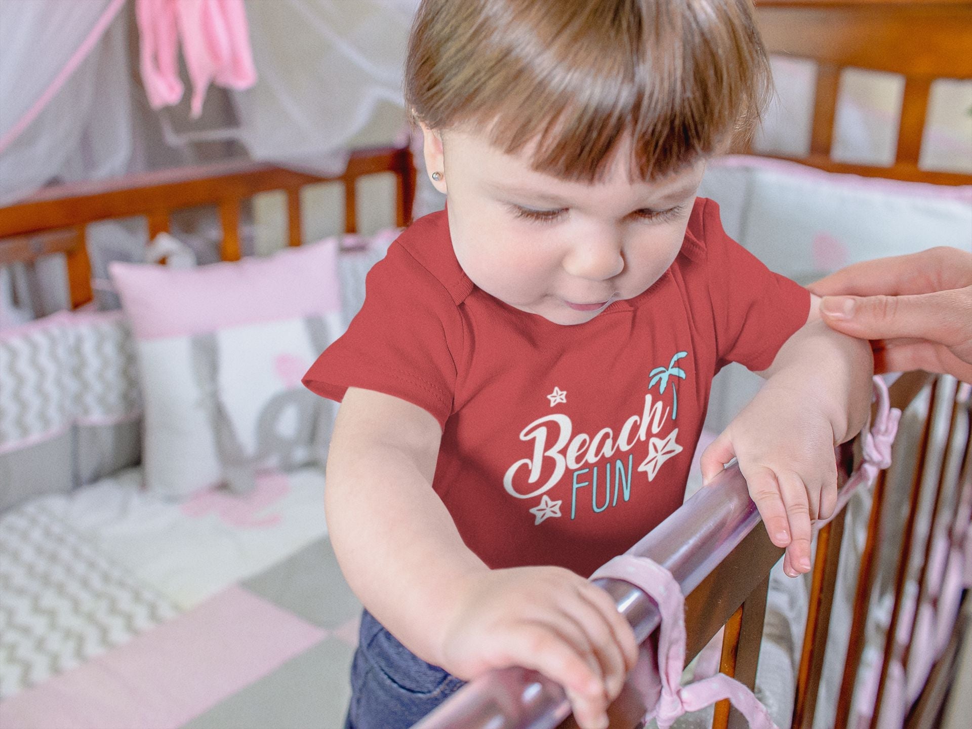 Beach Fun Rompers for Baby Girl- FunkyTeesClub