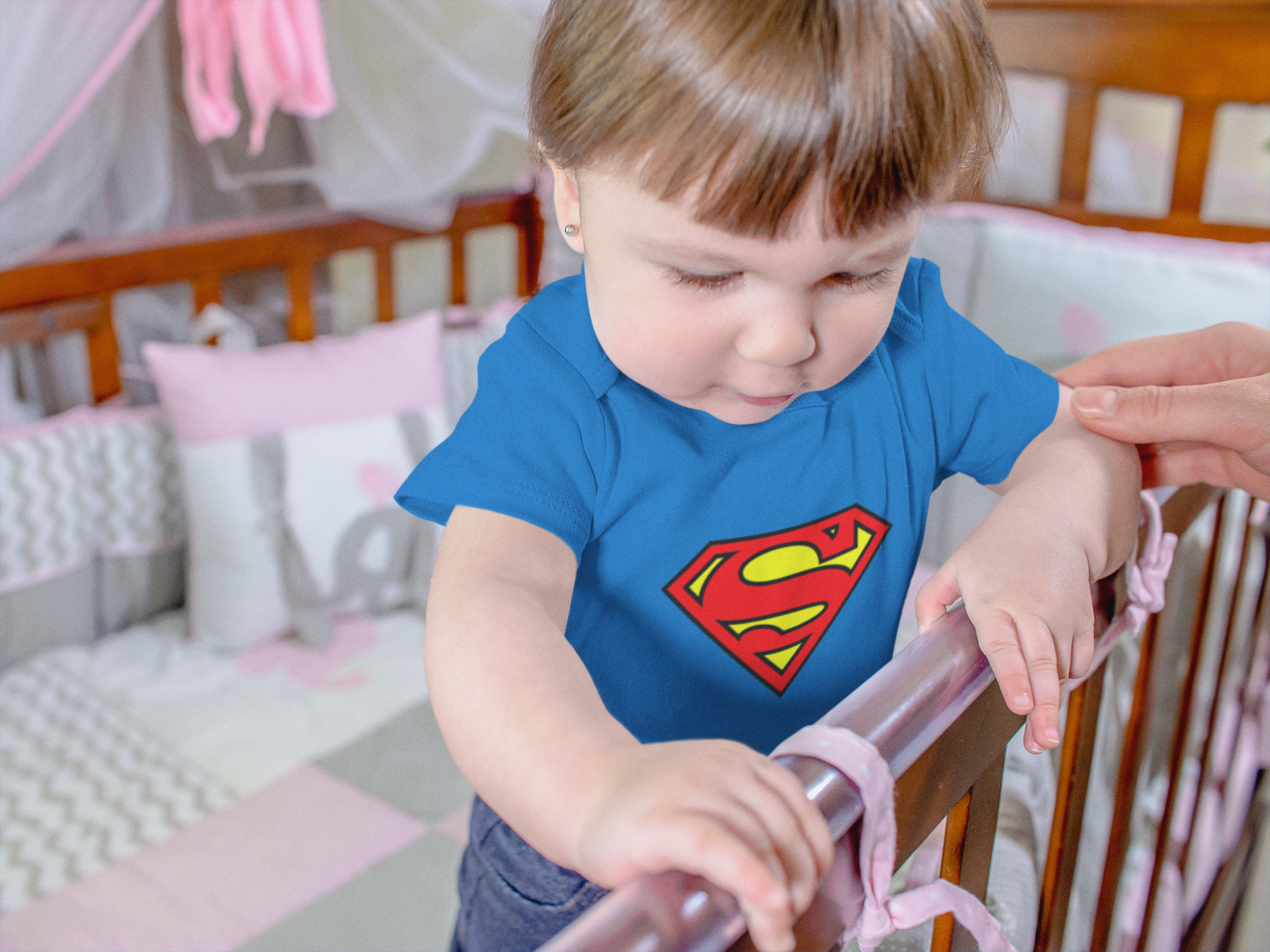 Superhero Cartoon Rompers for Baby Girl- FunkyTeesClub
