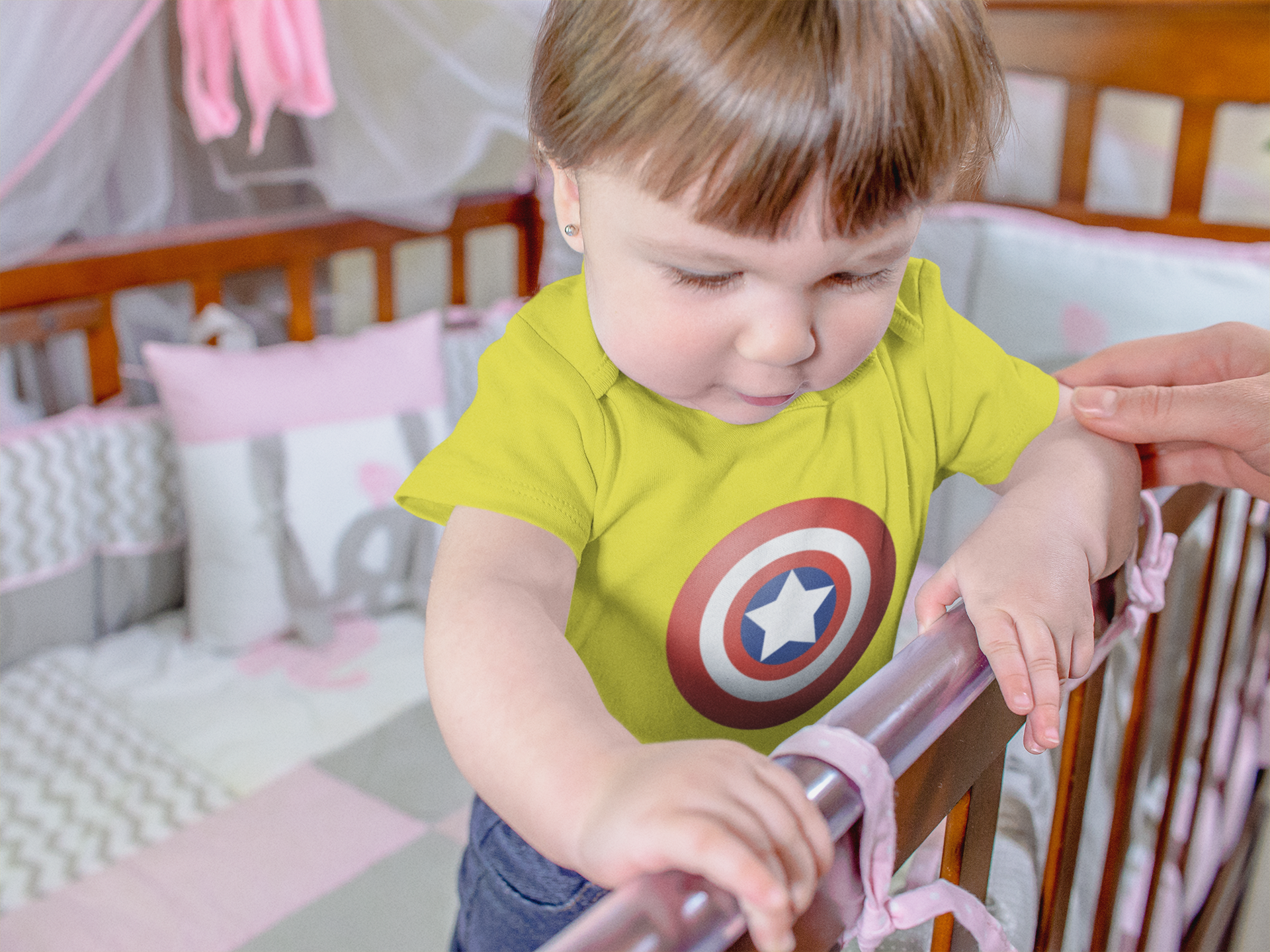 Superhero Cartoon Rompers for Baby Girl- FunkyTeesClub