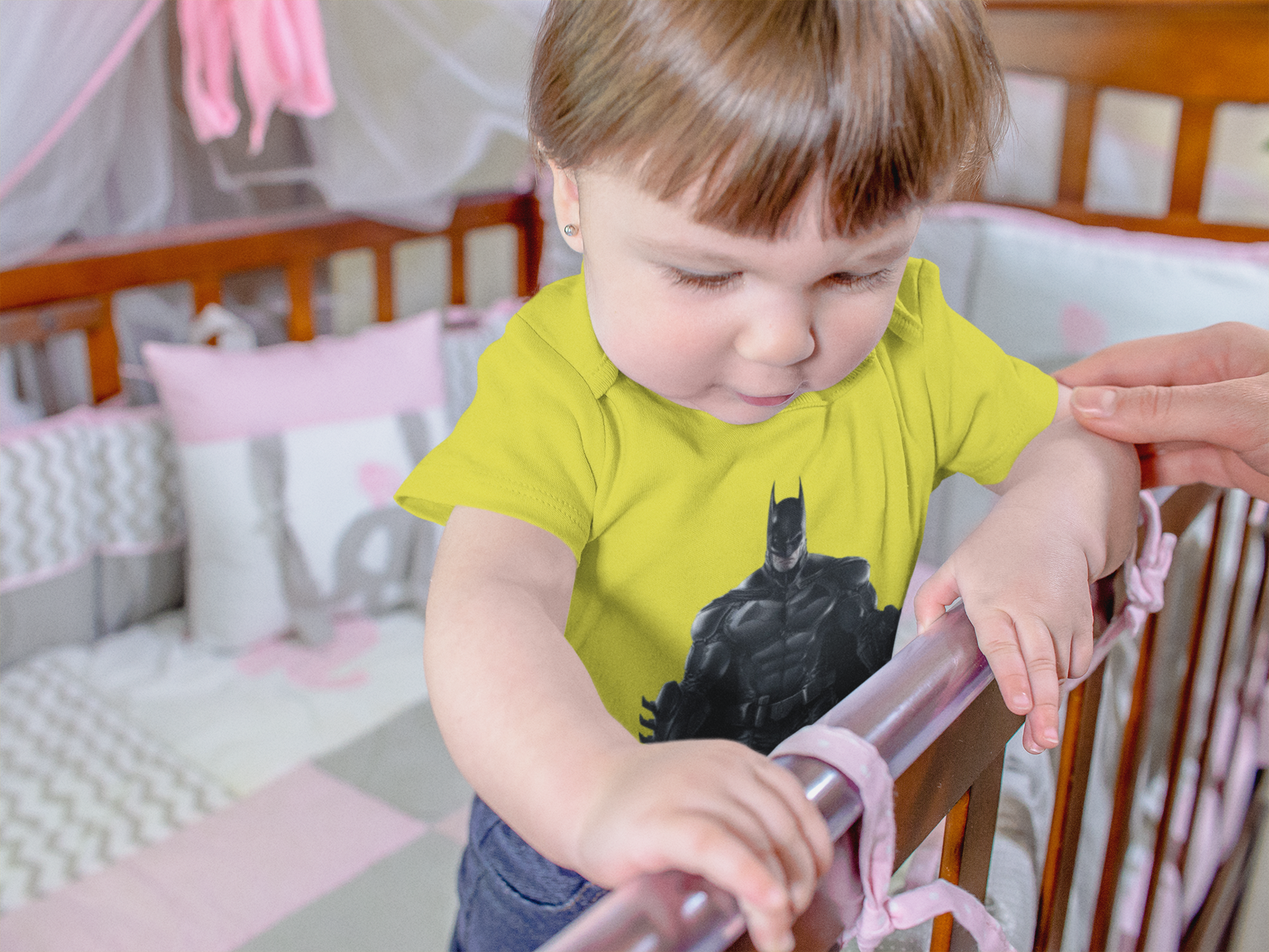 Superhero Cartoon Rompers for Baby Girl- FunkyTeesClub